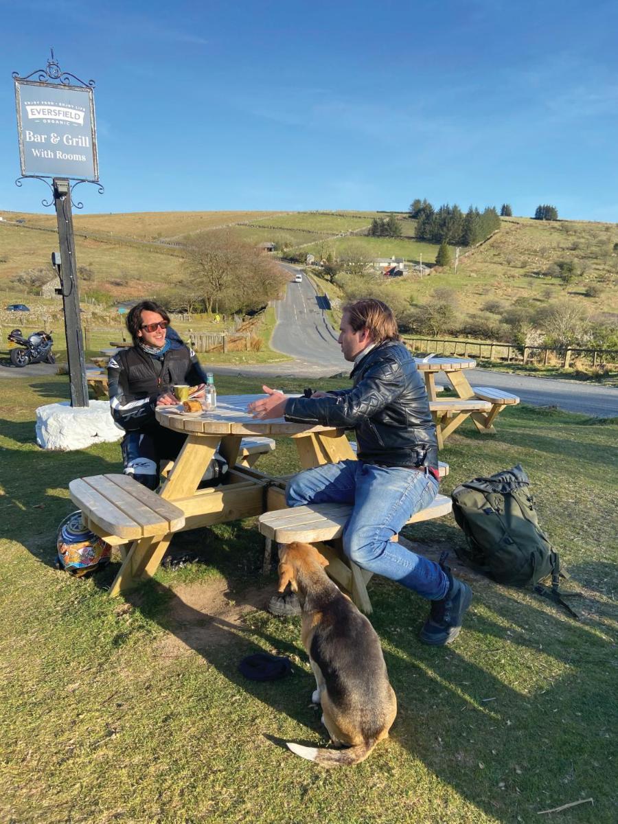 outdoor BBQ area