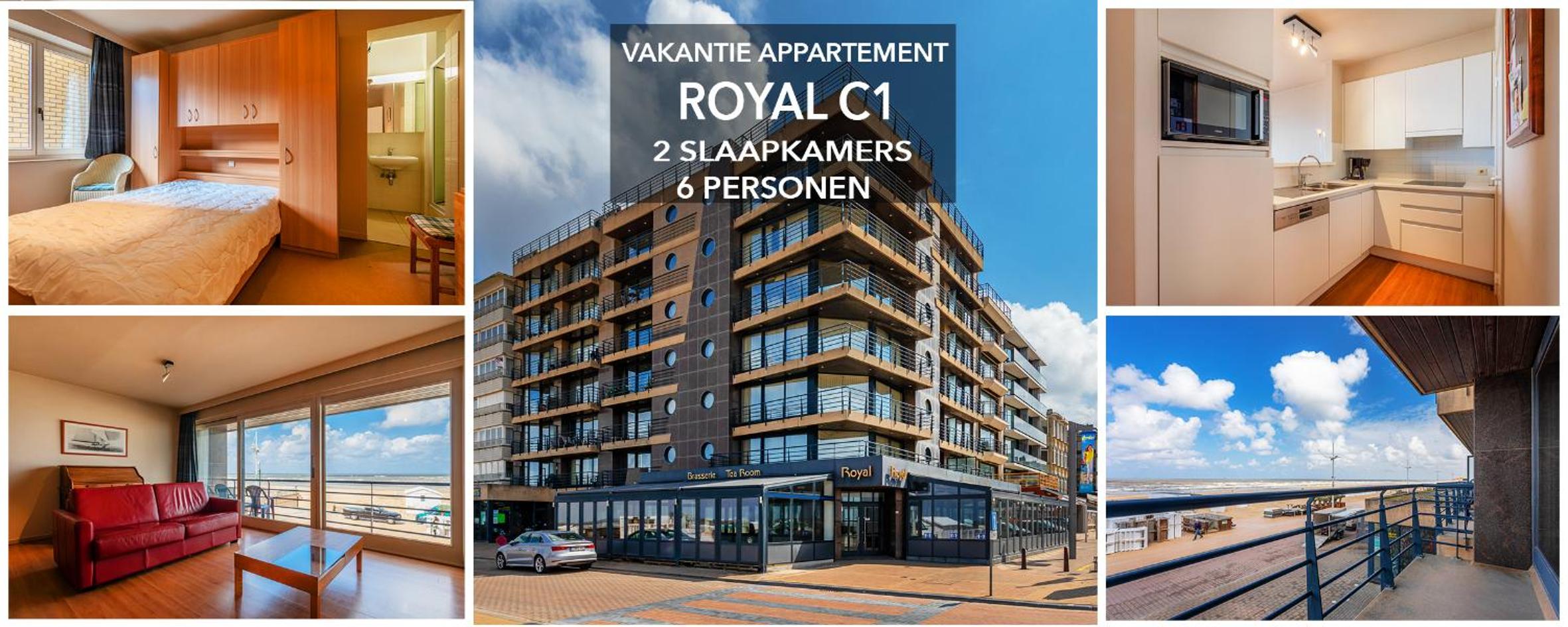 Royal 0101 - 2 bedrooms 6p - renovated - sea view - centrally located
