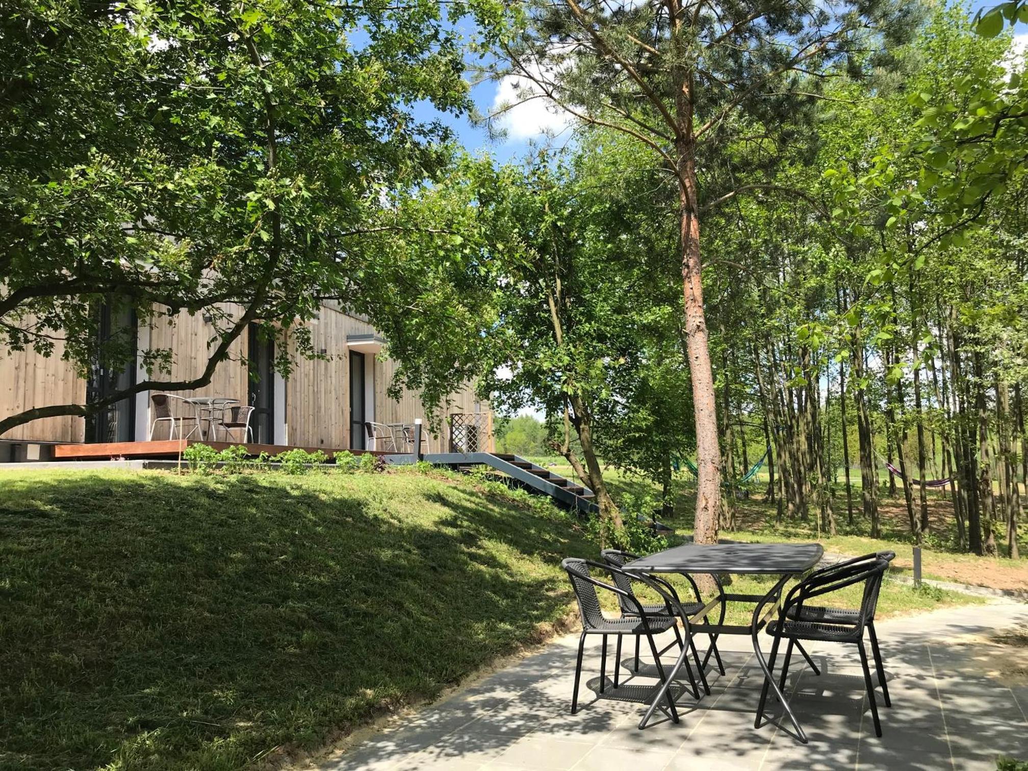 outdoor BBQ area