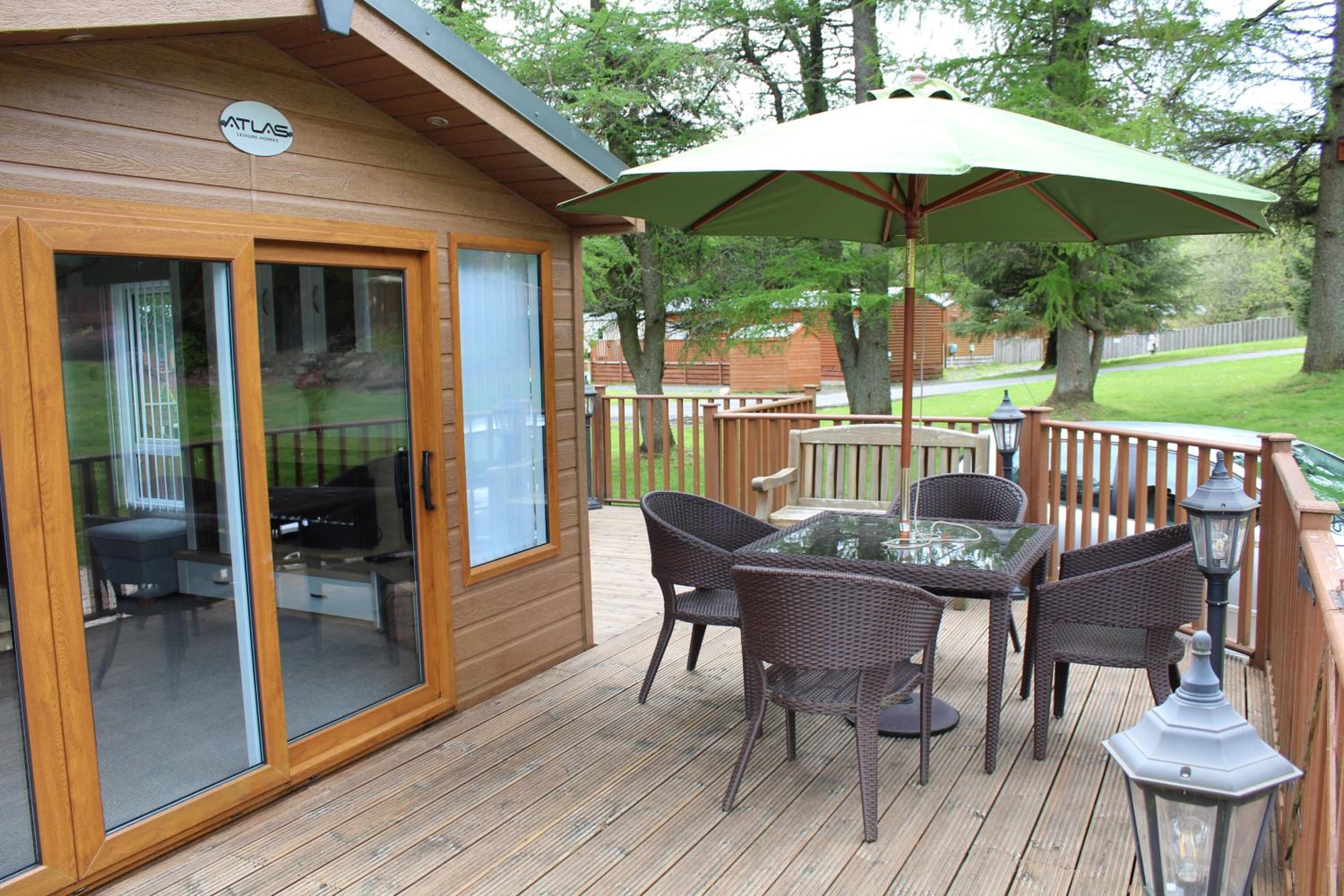 Lazy Days Lodge, Glendevon, Perthshire view 5