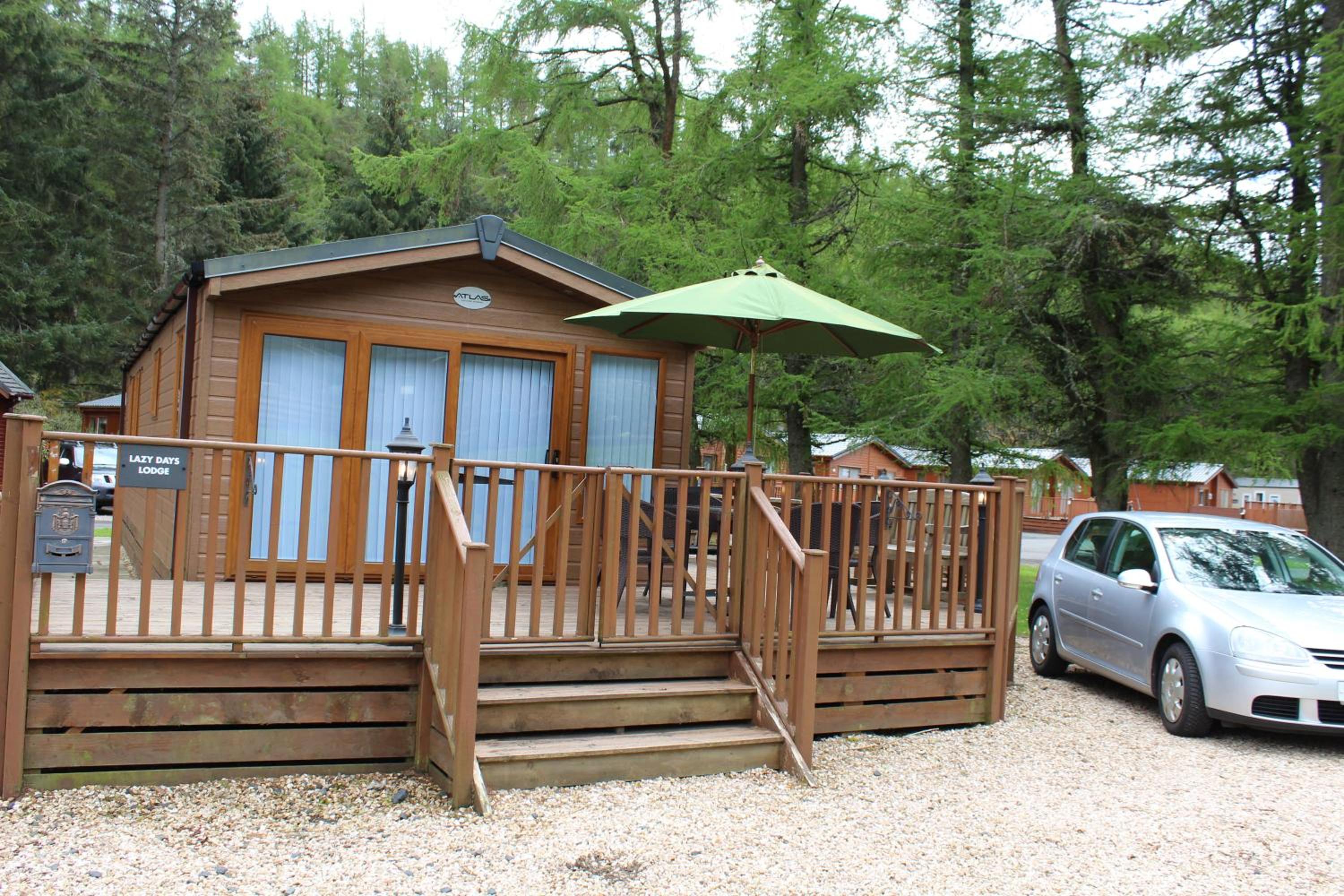 Lazy Days Lodge, Glendevon, Perthshire view 2