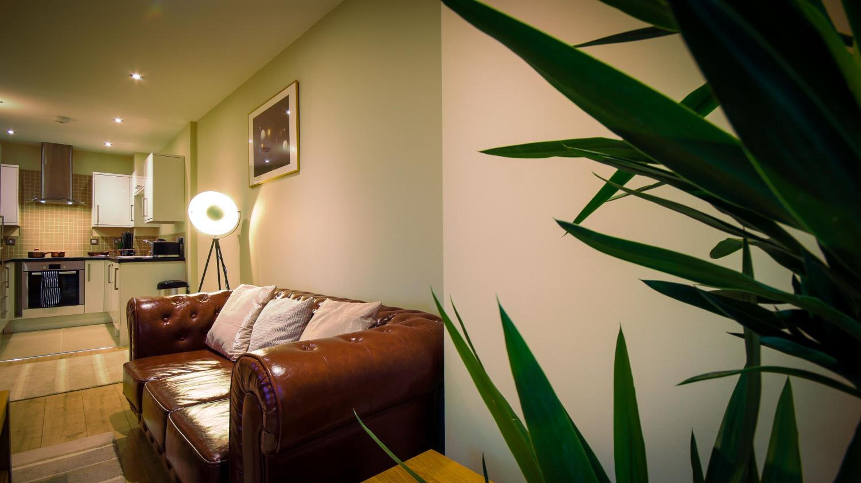 Superb City Center 1 or 2 BR Apts King Bed view 2