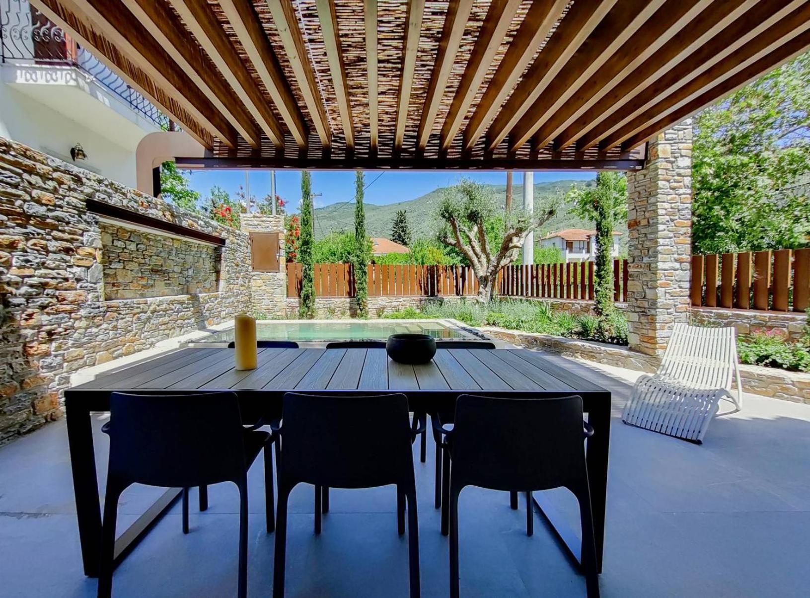 Lethe Villas with Private Pool Kato Gatzea Greece view 3