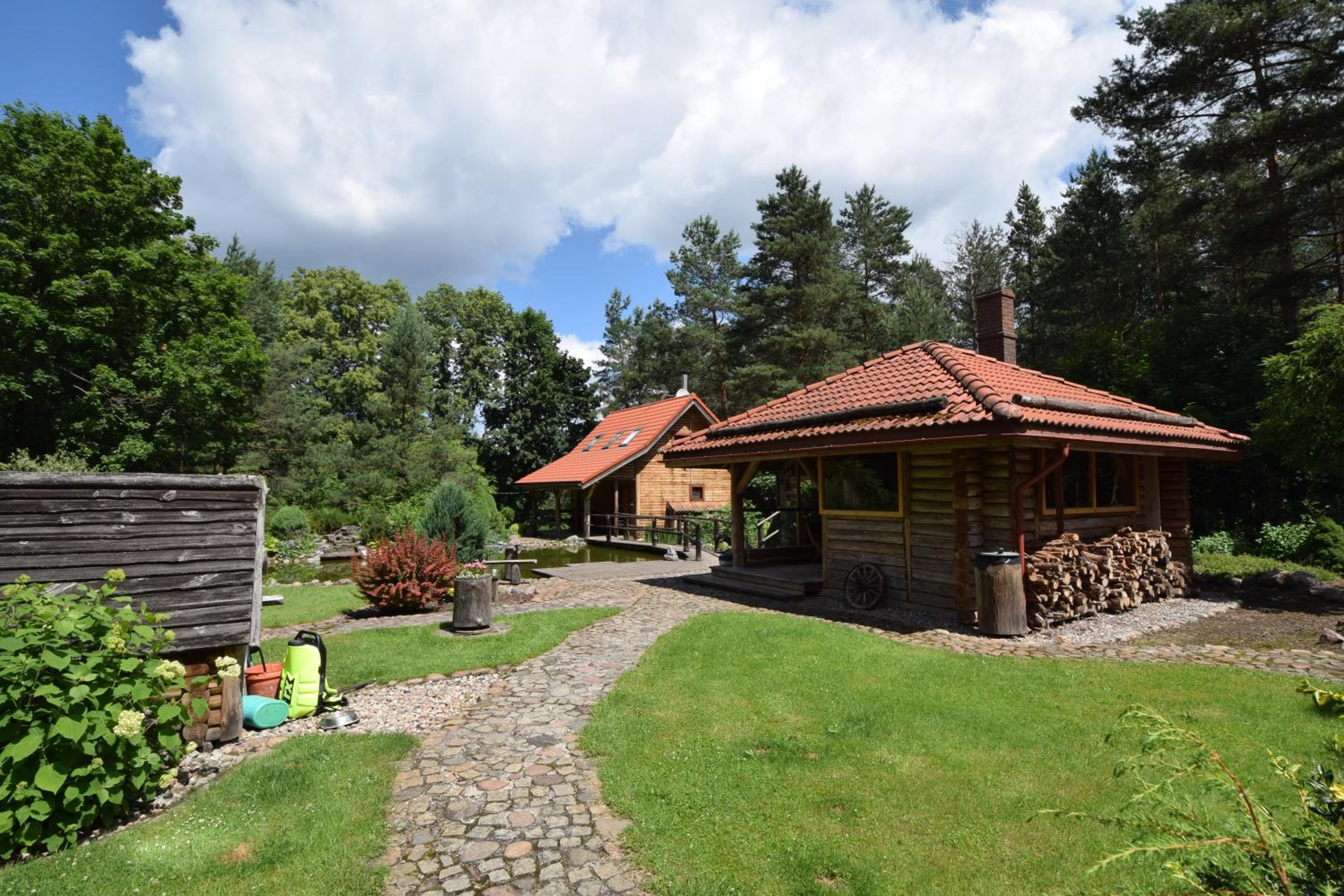 Leśny Zakątek balia kąpielowa ognisko sauna basen rowery w cenie pobytu Realizujemy Podlaski bon turystyczny view 2