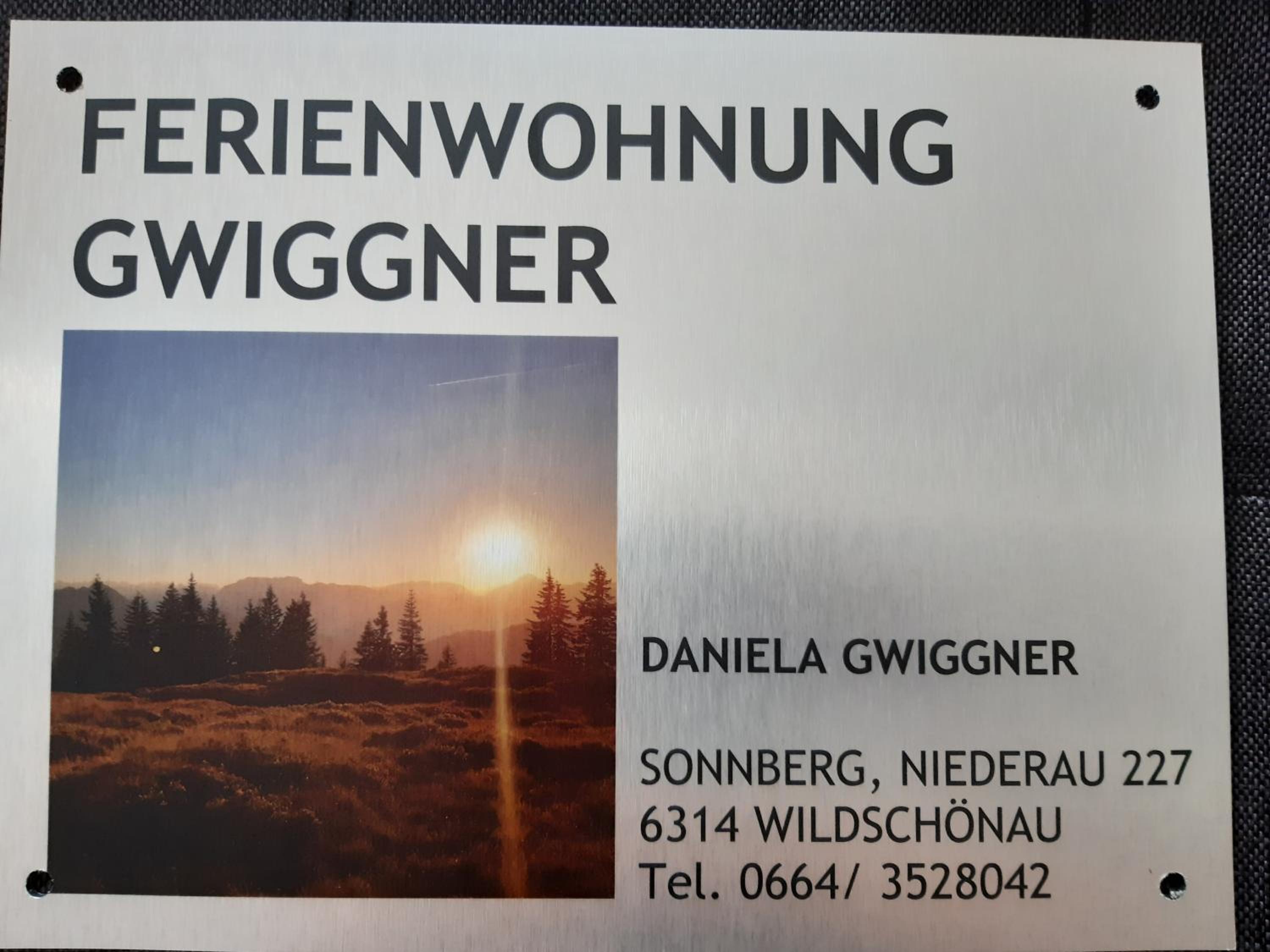 Ferienwohnung - Gwiggner Daniela im Haus Bergfried