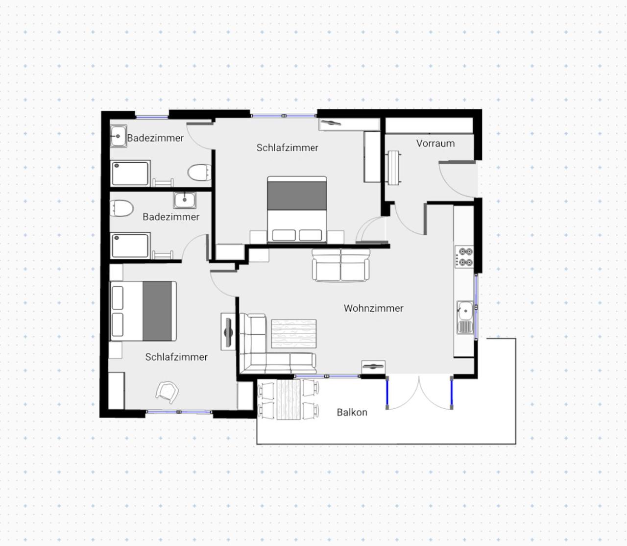 Appartements Gamsblick view 2