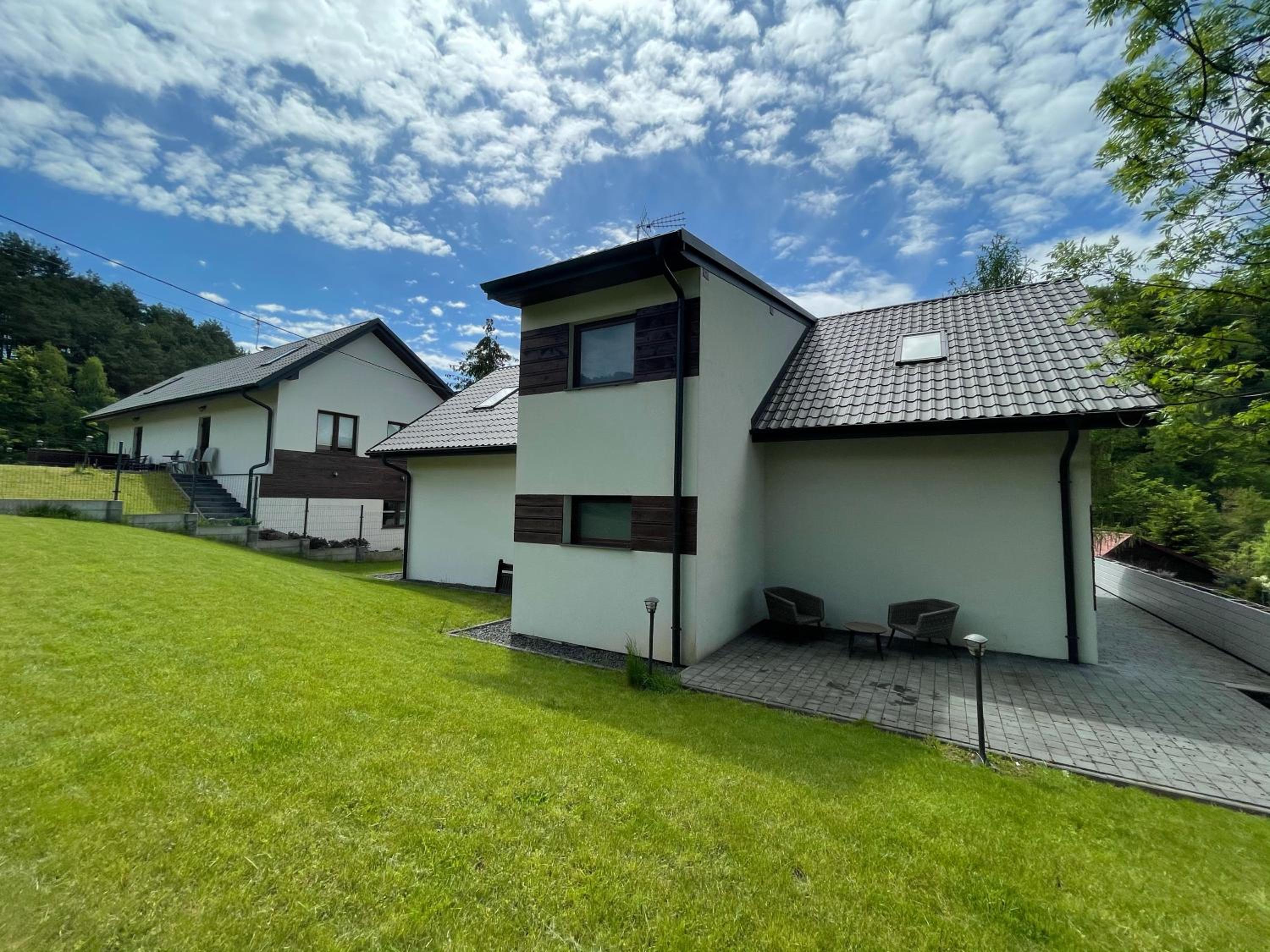 outdoor BBQ area