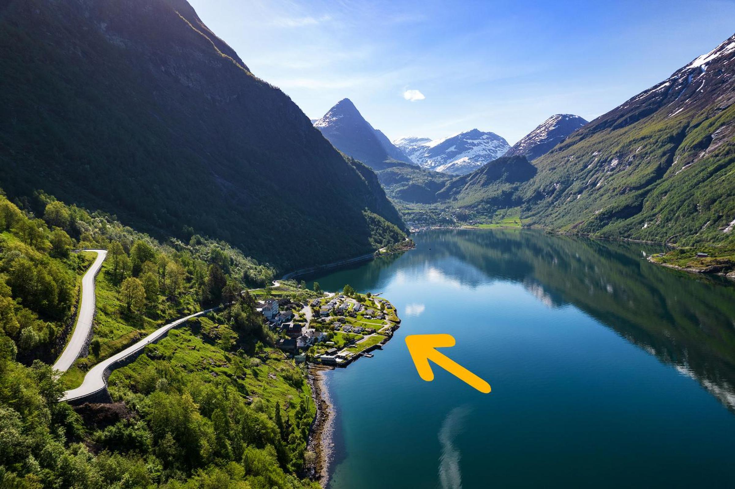 Geirangerfjorden Feriesenter view 2