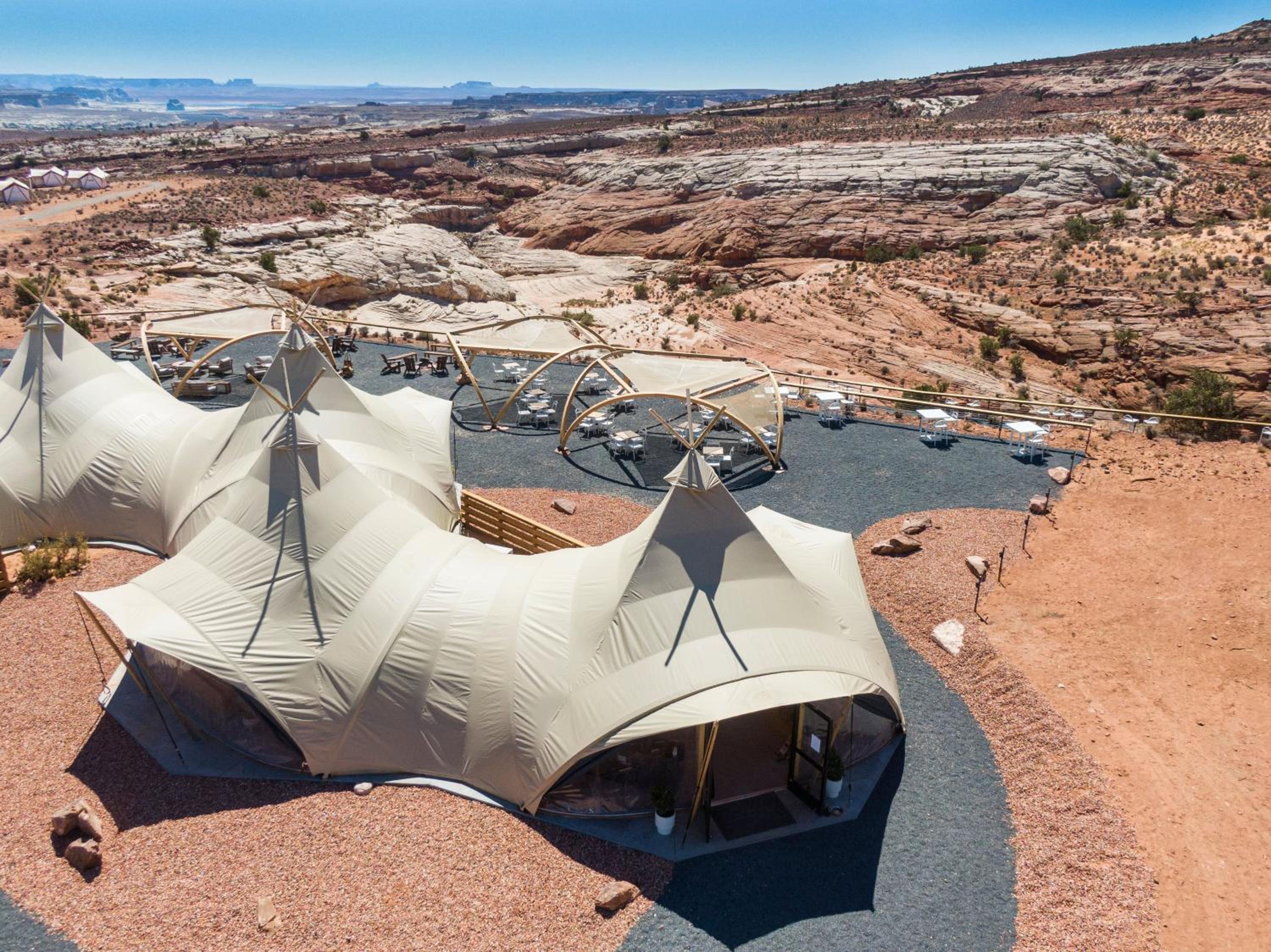 Under Canvas Lake Powell-Grand Staircase view 2