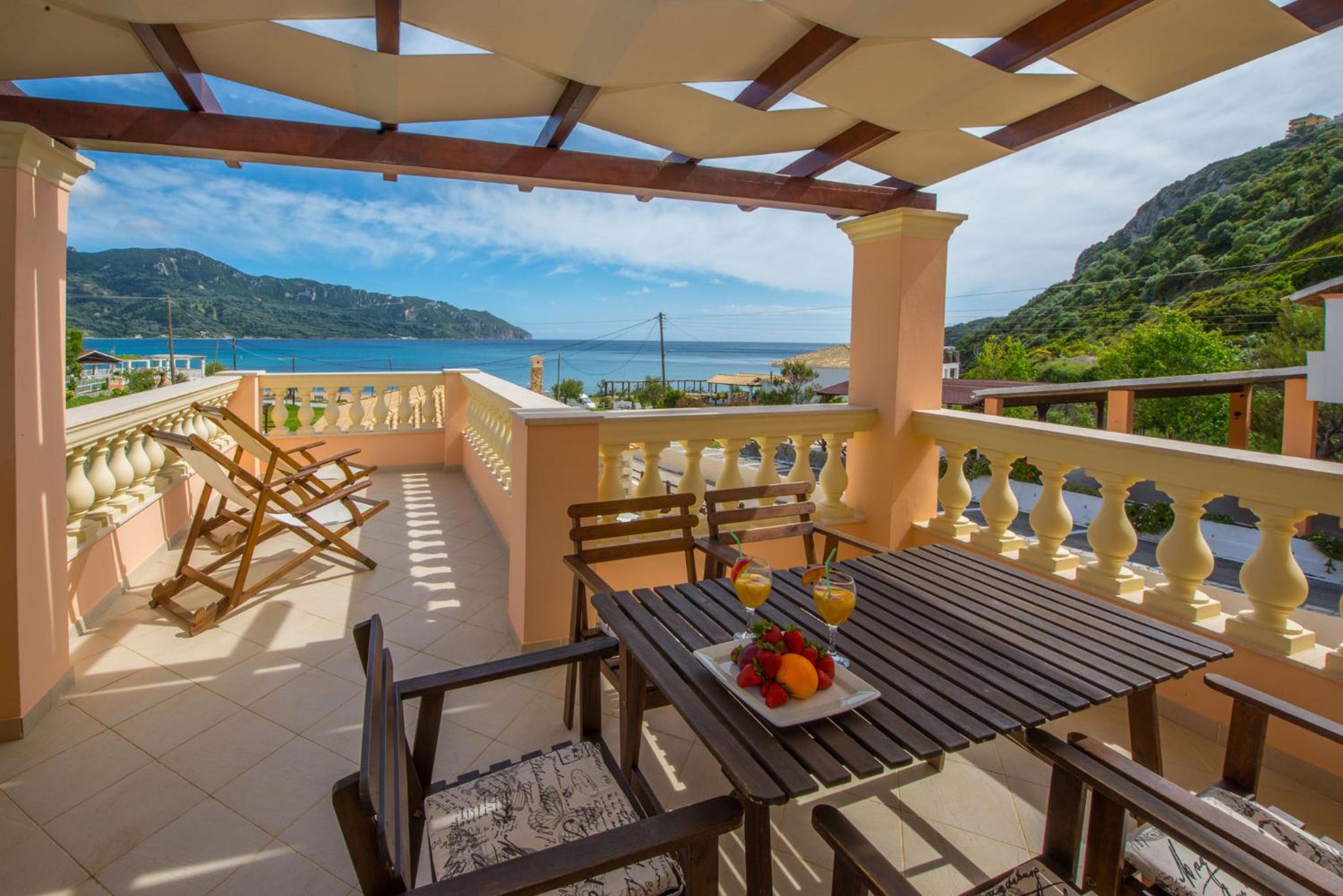 Villas Porto Odysseas Afionas Corfu view 2