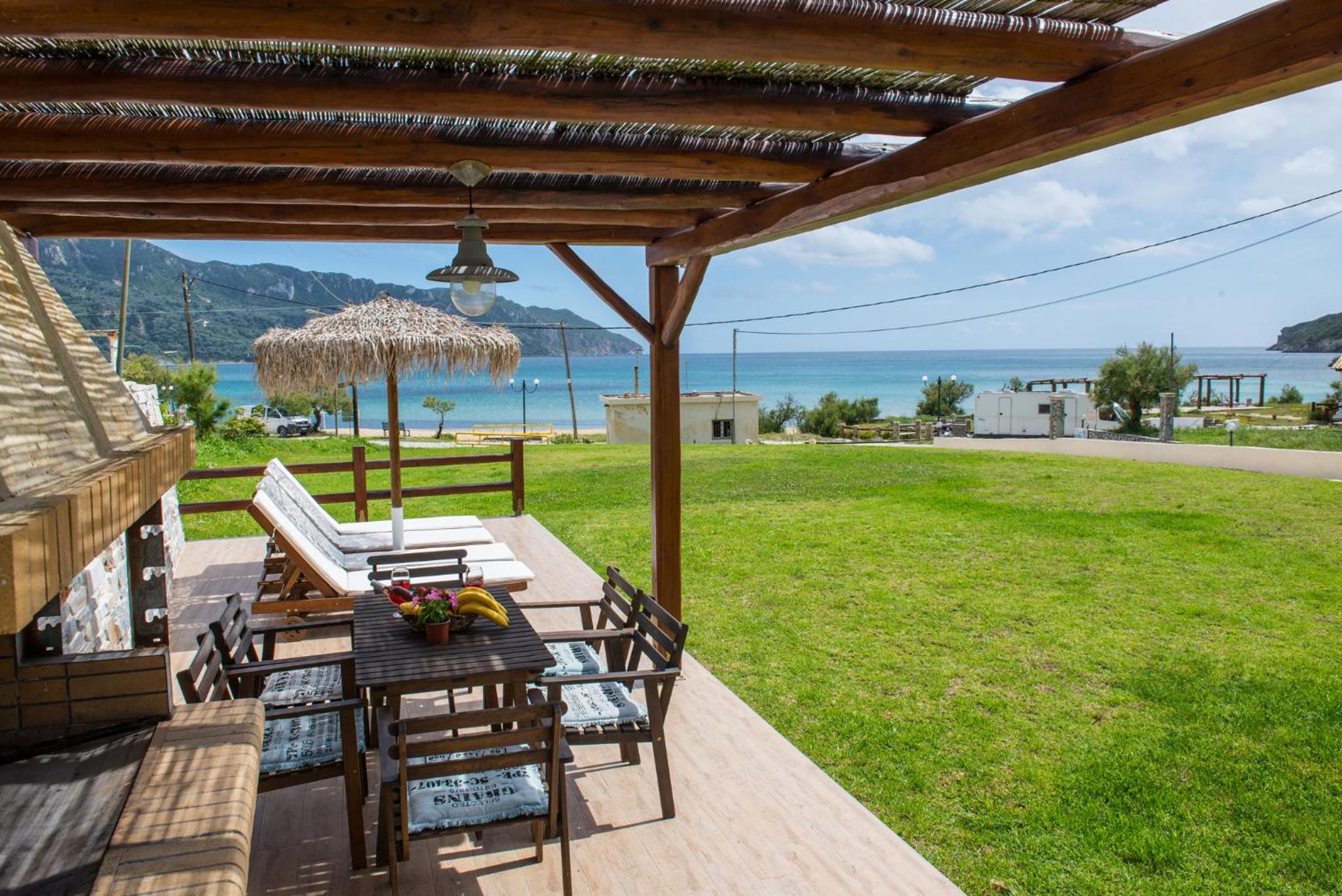 Villas Porto Kamini Afionas Corfu view 2
