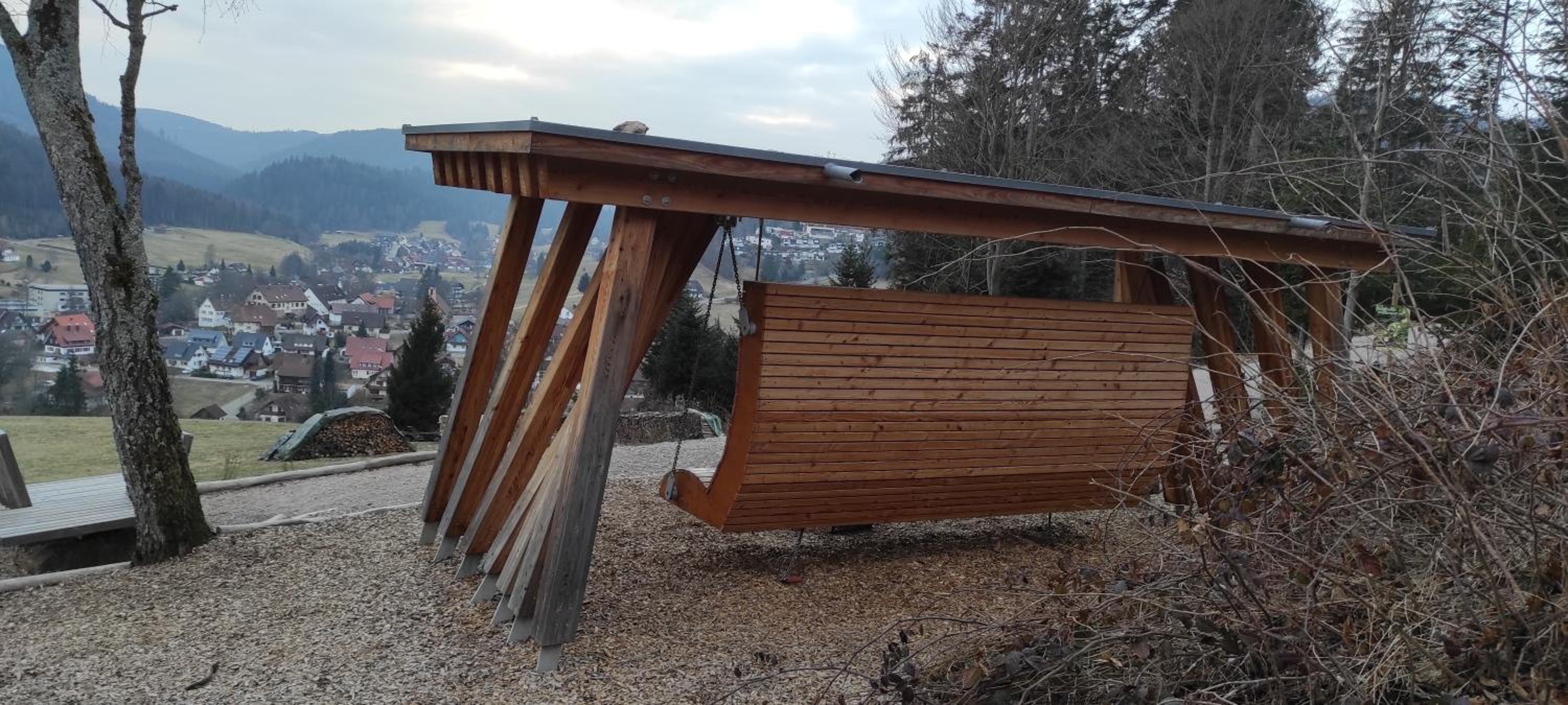 Ferienwohnung Tannenballett mit Panorama über den Schwarzwald in Baiersbronn