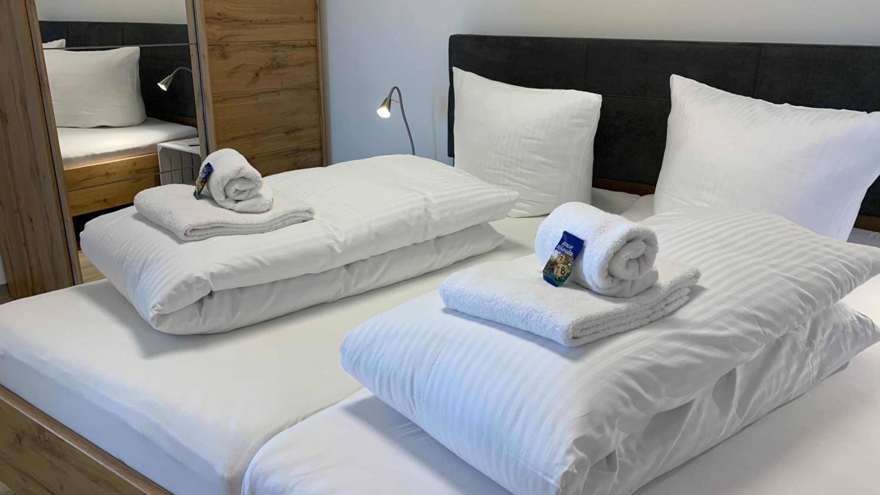 Ferienappartement mit Seeblick in der Villa Columba