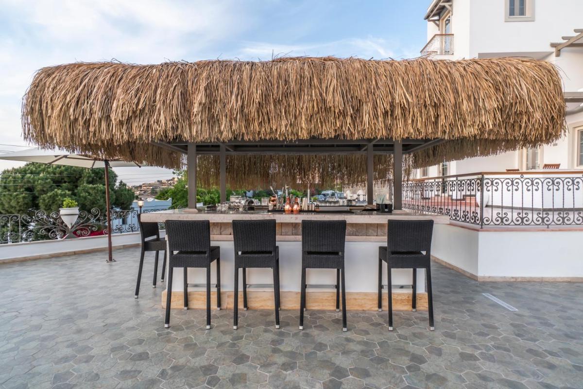 outdoor BBQ area