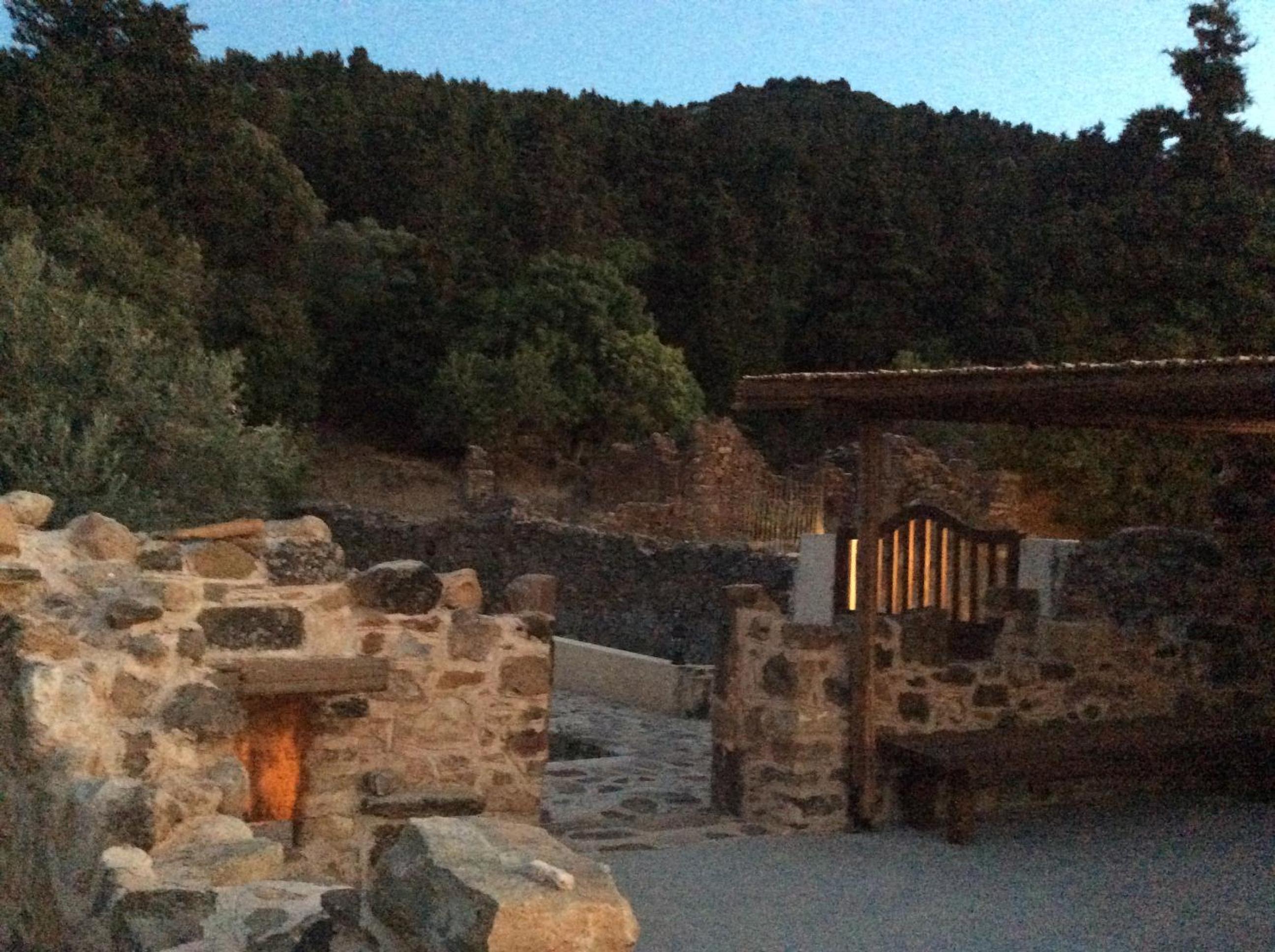 Chaihoutes stone villa into Olive farm in Zia
