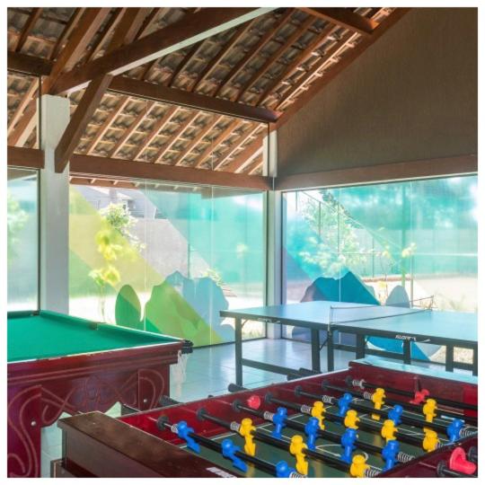 Flat Super Luxo Térreo Frente Piscinas