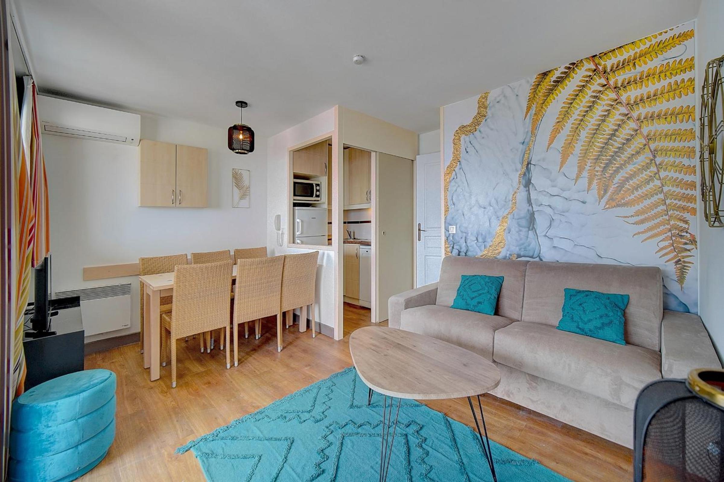 IMMOGROOM - 2 Rooms sea view - Renovated - Pool - Terrace - Parking - AC photo 3