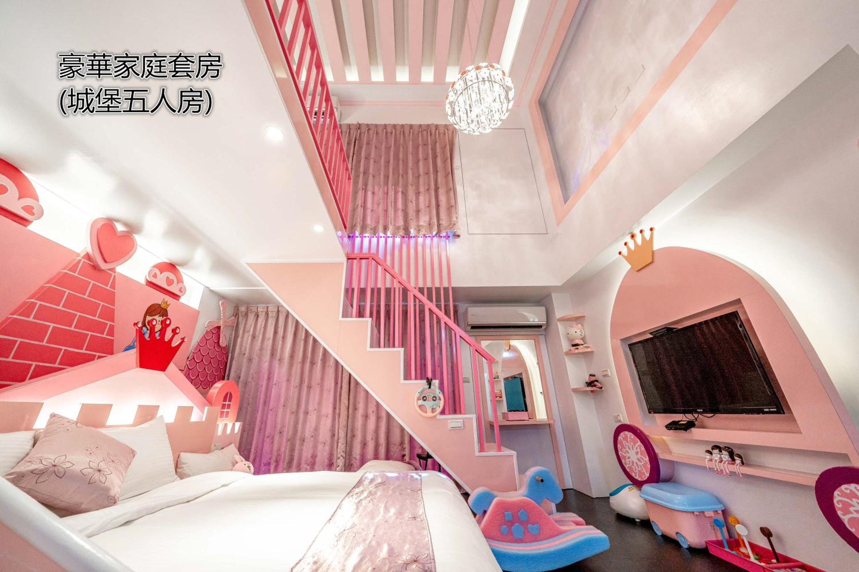 台南樂遊親子溜滑梯電梯民宿