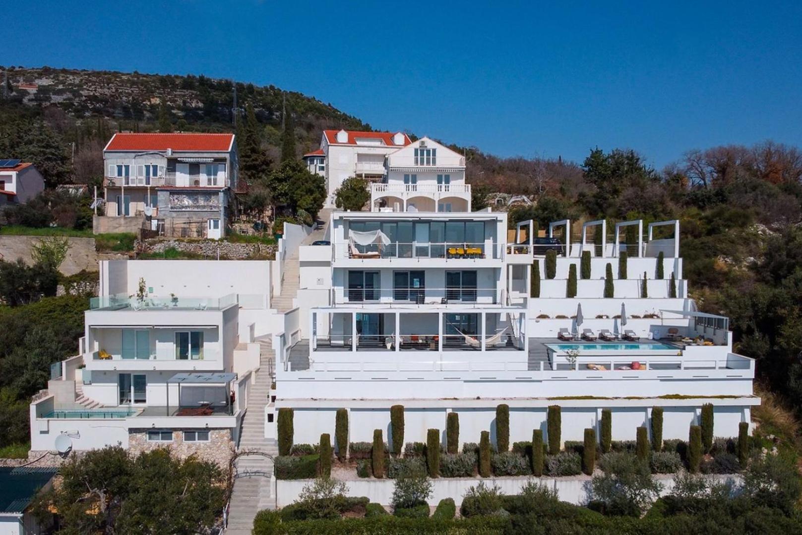 Luxury Villa Dubrovnik Dream with private pool and sea view near the beach in Orasac - Dubrovnik view 3