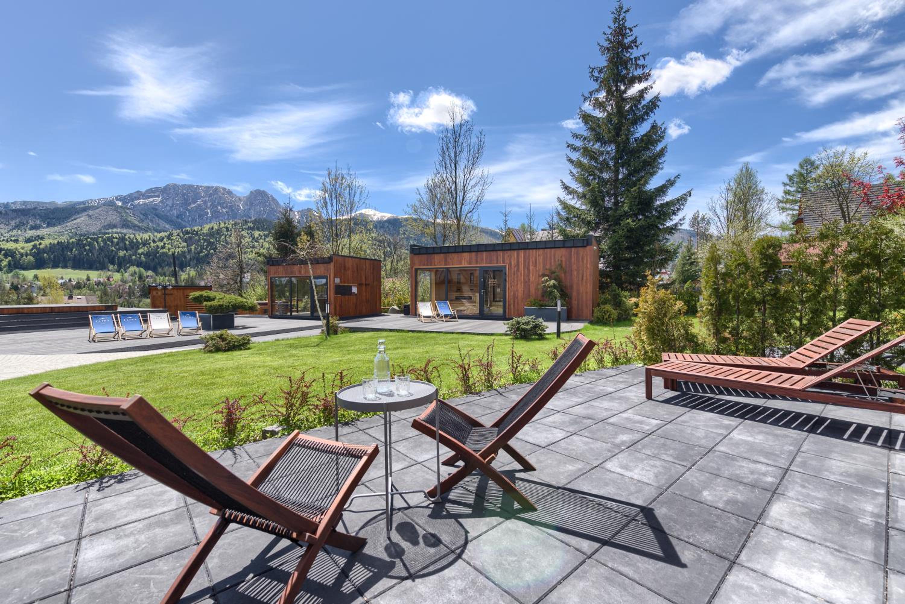 outdoor BBQ area