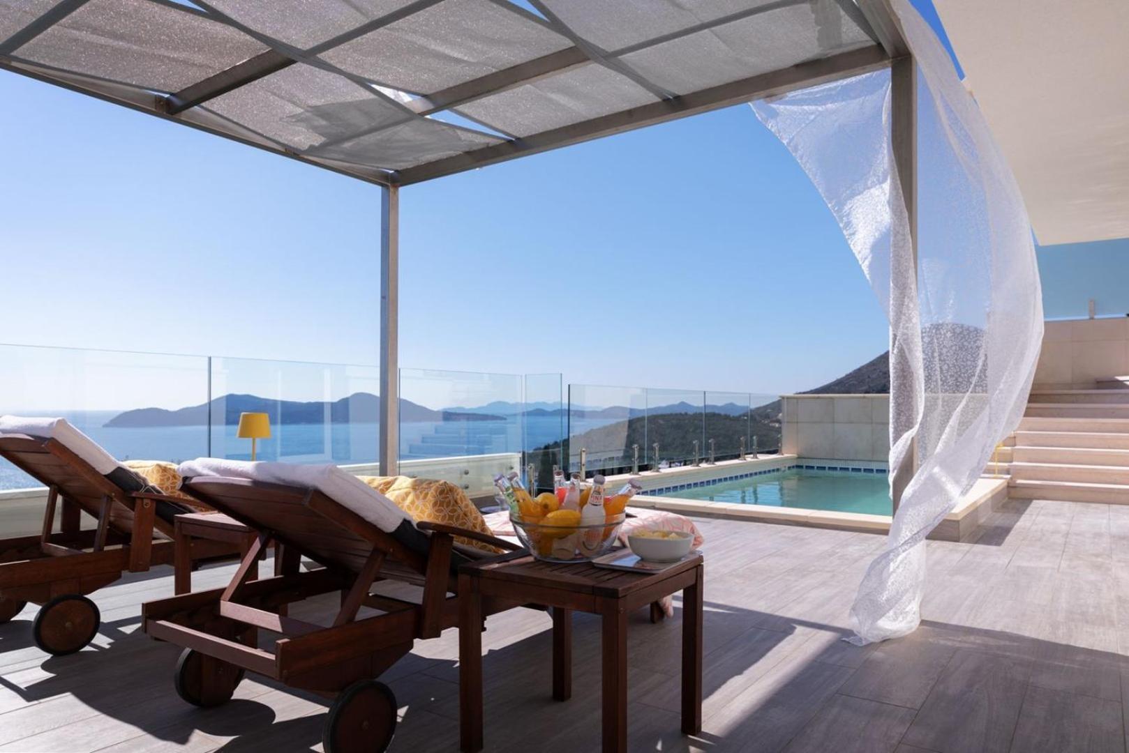 Luxury Villa Malena with private heated pool and amazing sea view in Dubrovnik - Orasac view 4