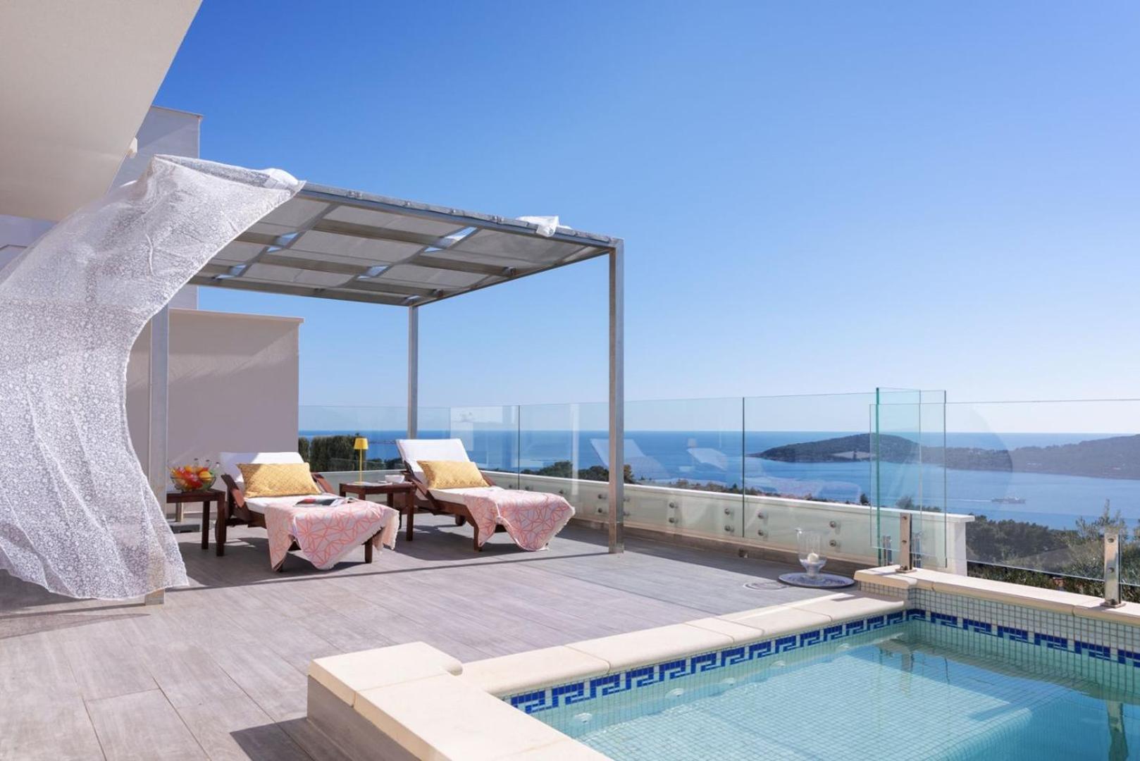 Luxury Villa Malena with private heated pool and amazing sea view in Dubrovnik - Orasac view 5