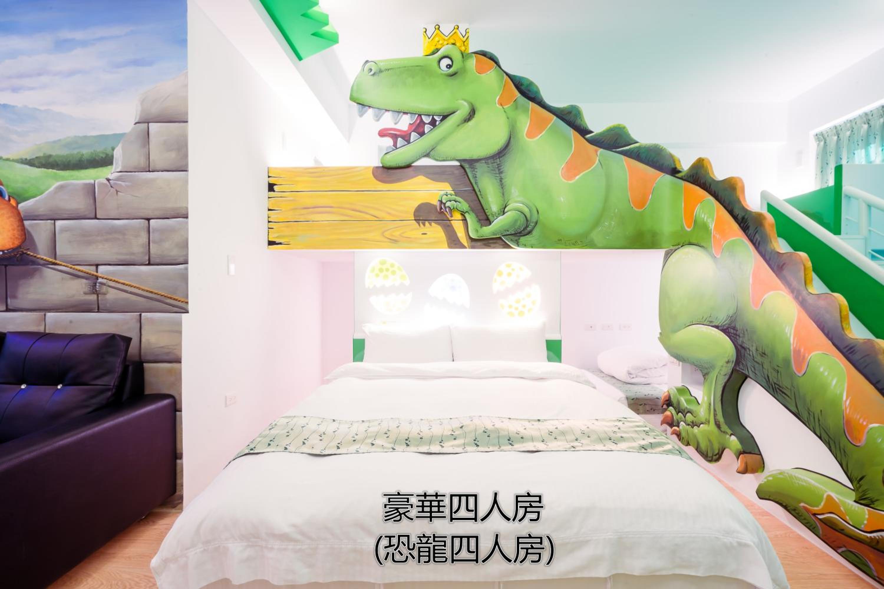 台南樂遊親子溜滑梯電梯民宿