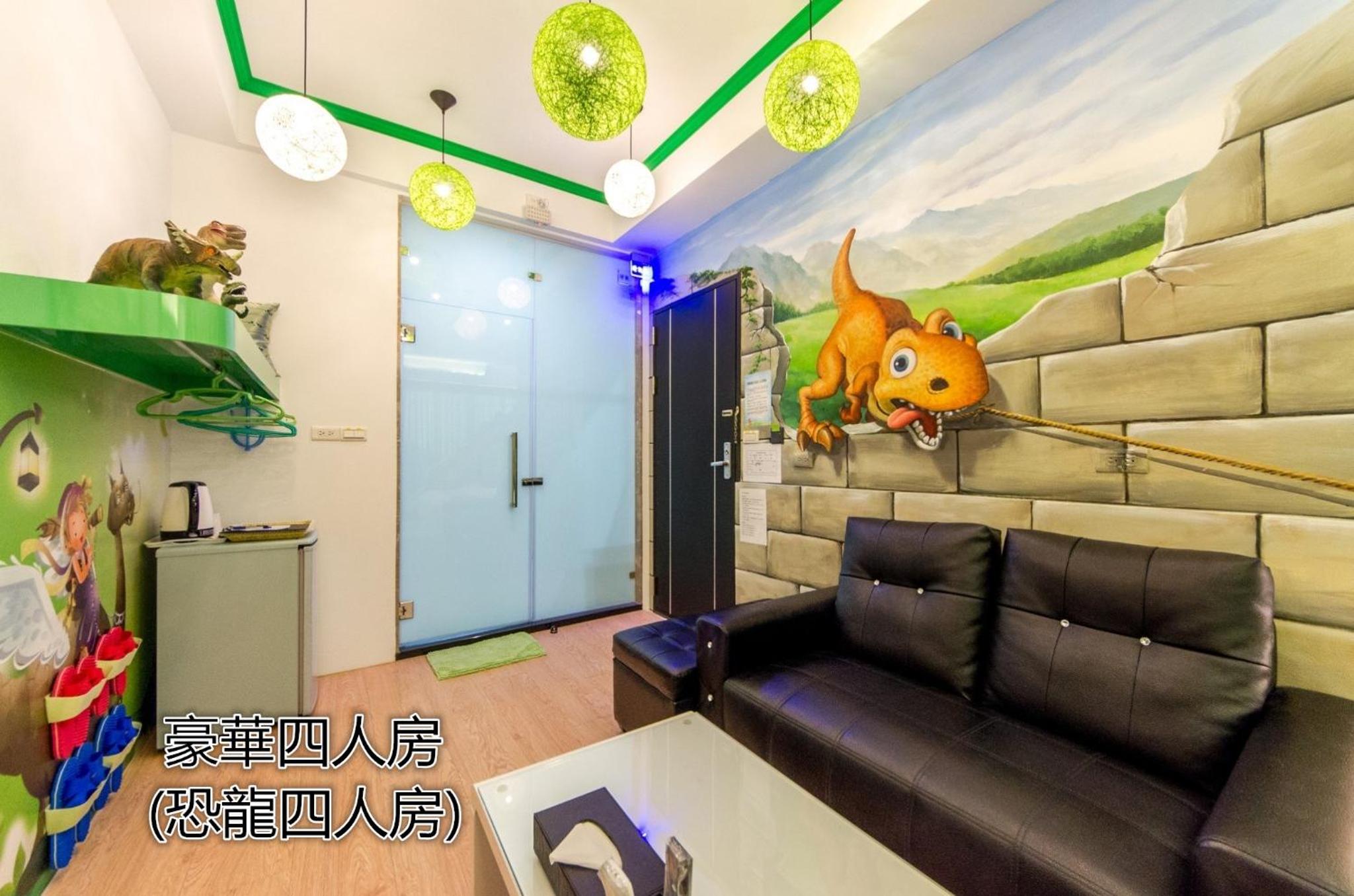台南樂遊親子溜滑梯電梯民宿