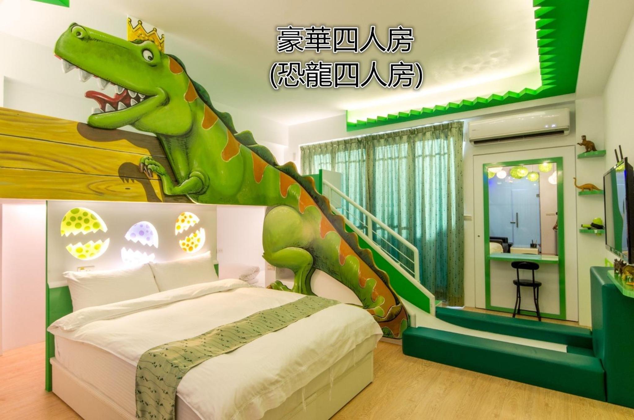 台南樂遊親子溜滑梯電梯民宿
