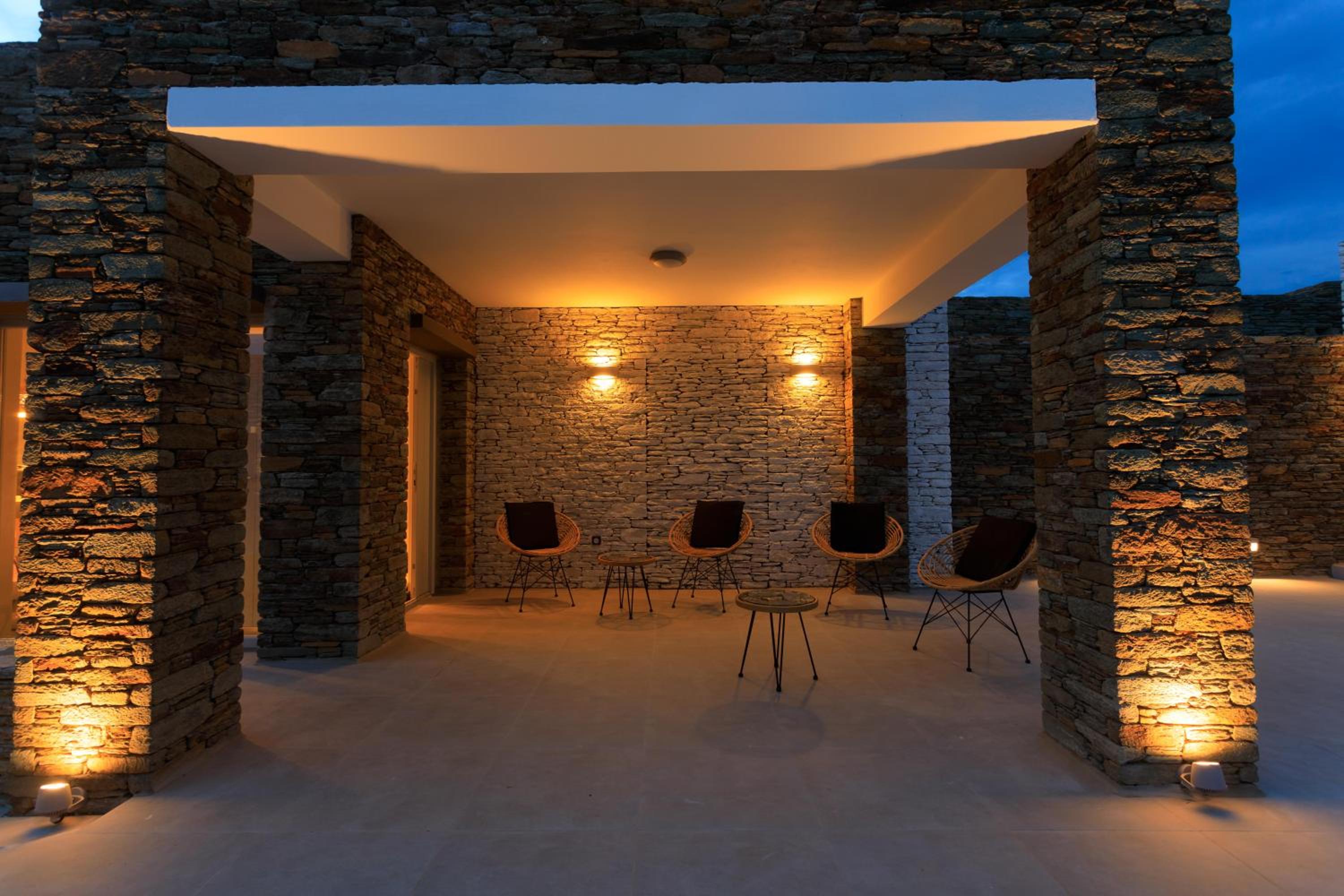 outdoor BBQ area