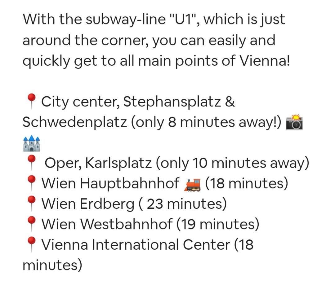 CENTER ! 3 stops away from the Center of Vienna!
