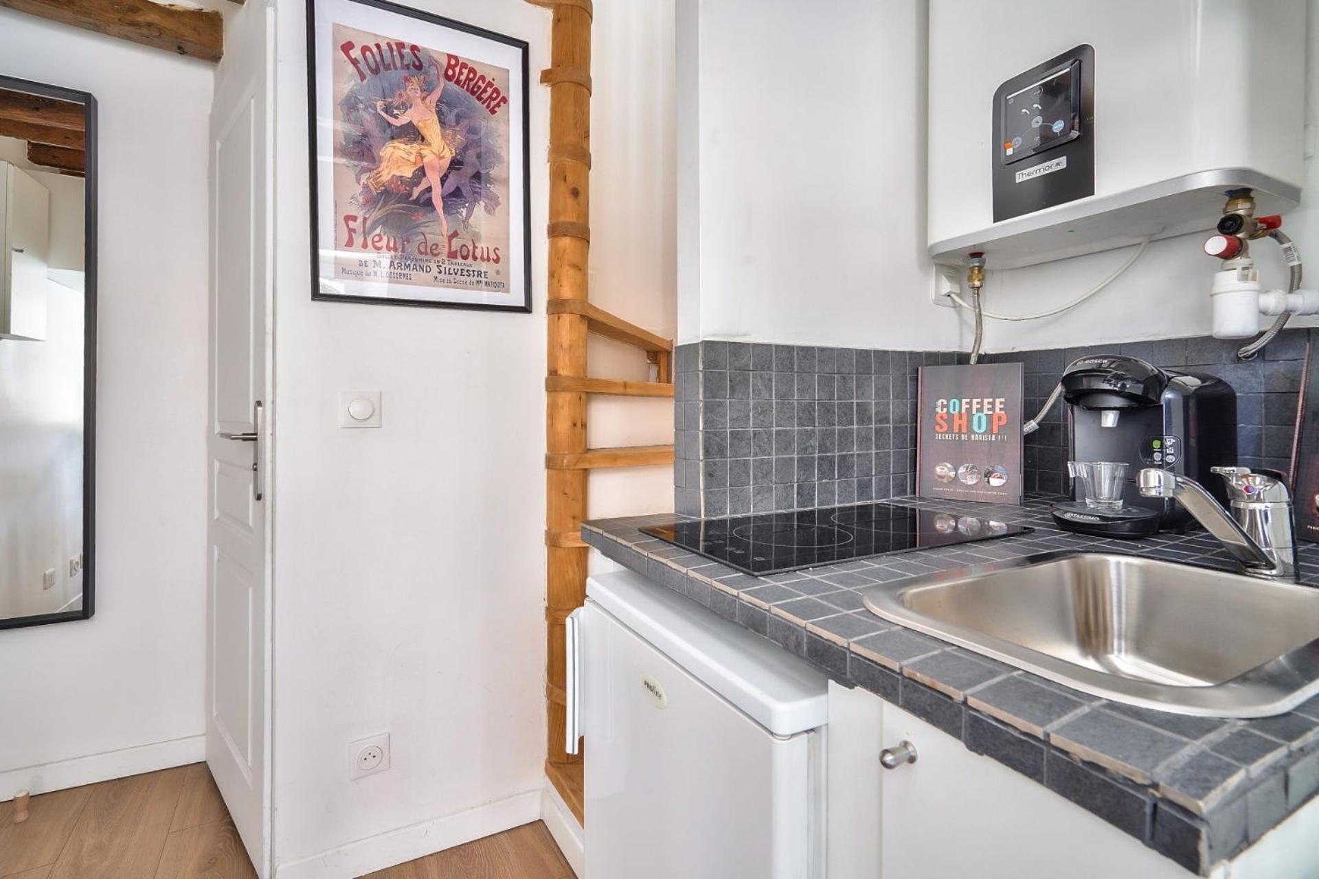 Cute and New Studio Duplex in the Heart of Paris
