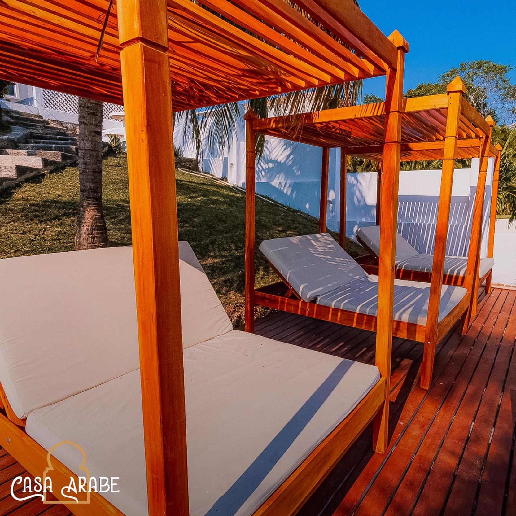 outdoor BBQ area