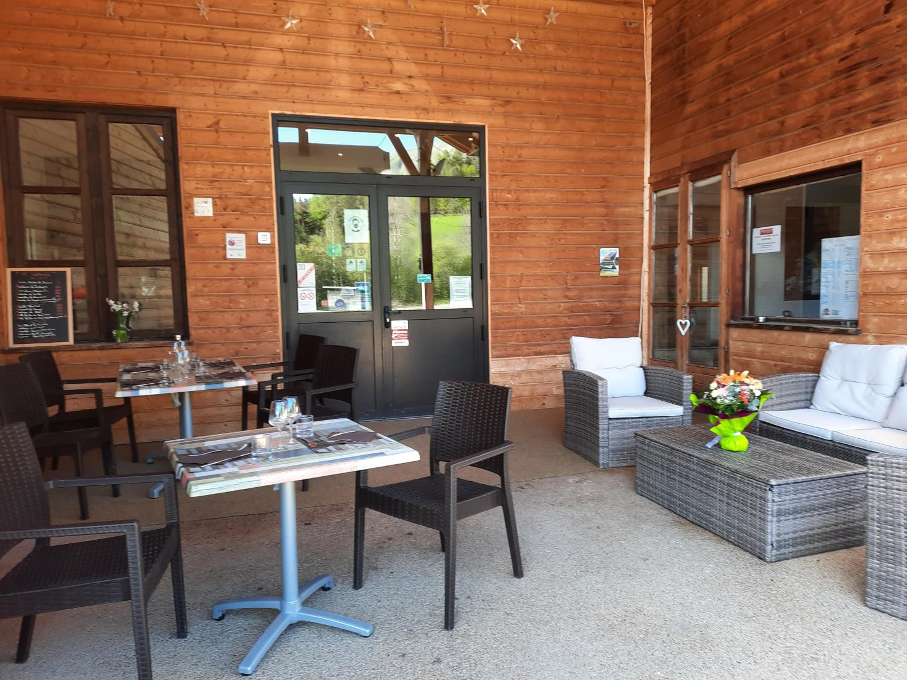 outdoor BBQ area