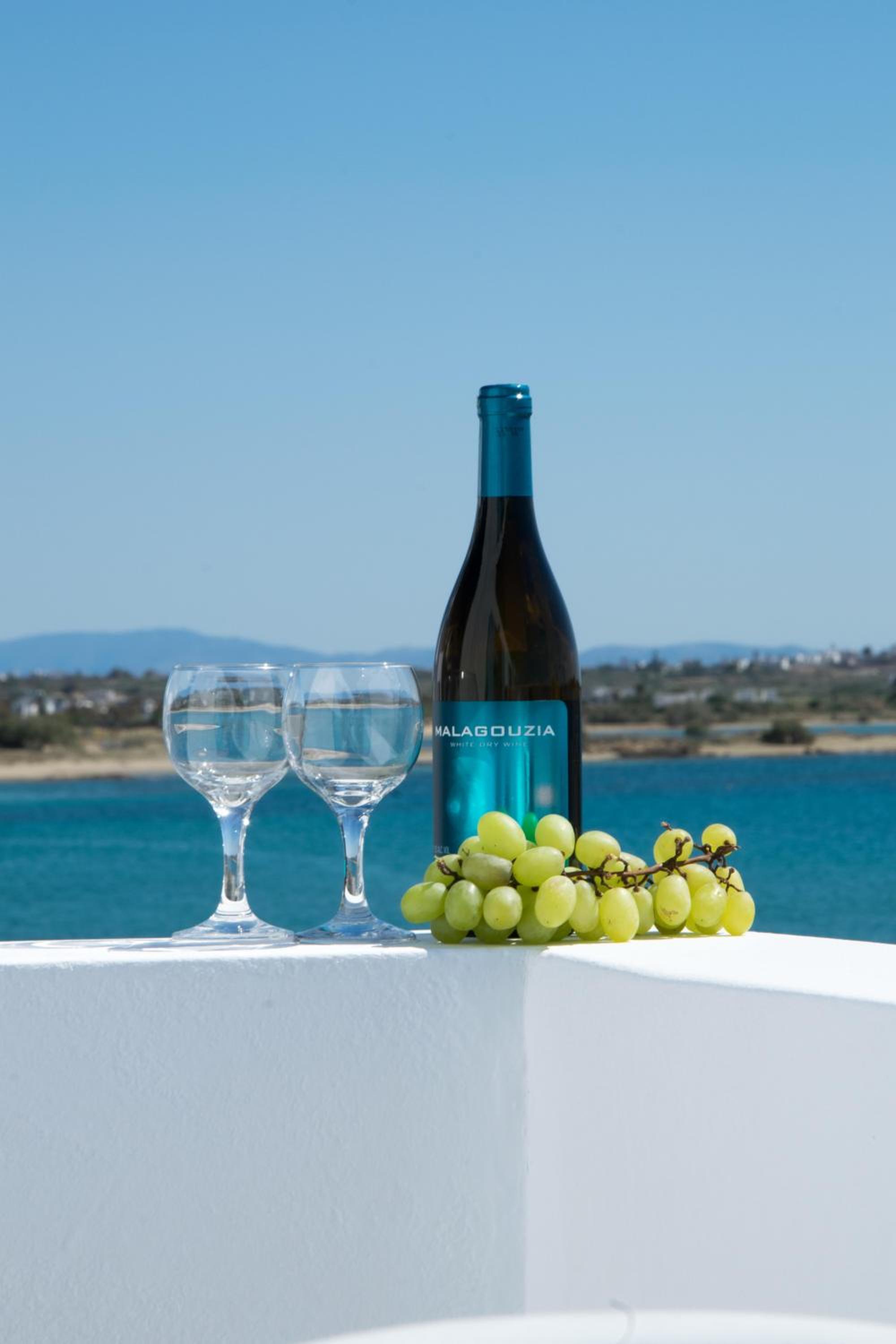 Georgia Mare en Naxos Chora — balance & terrace