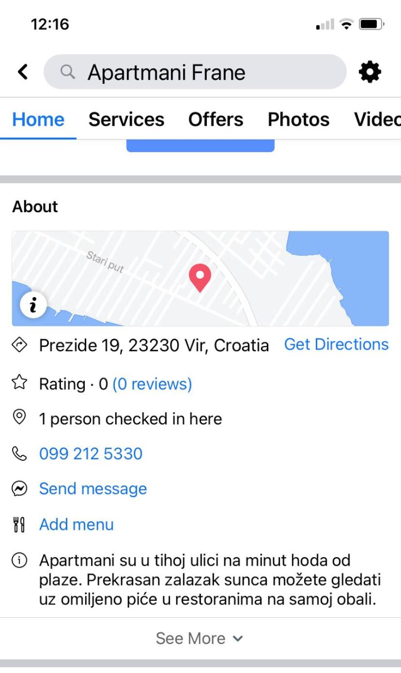 Apartmani Frane
