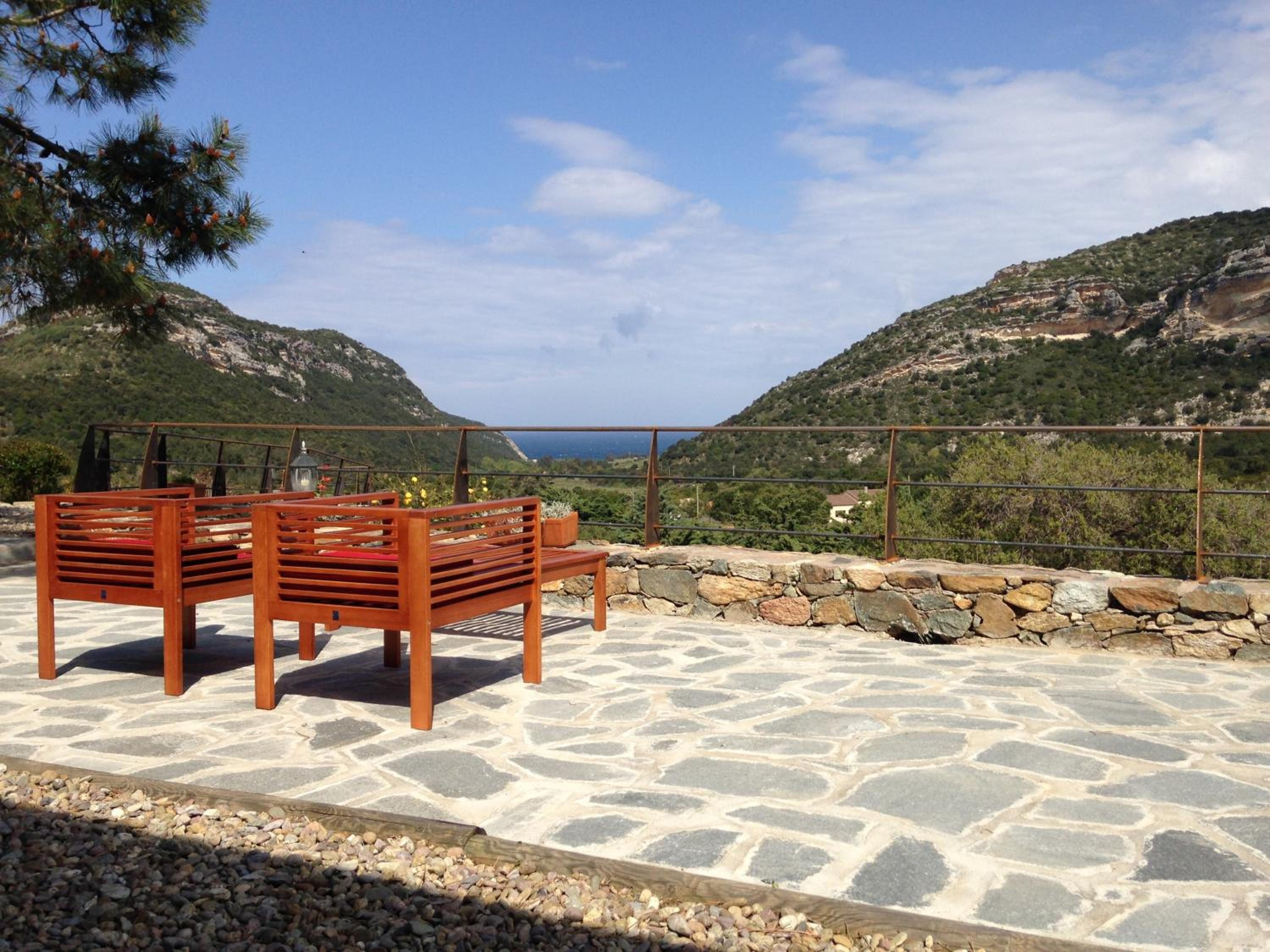 outdoor BBQ area