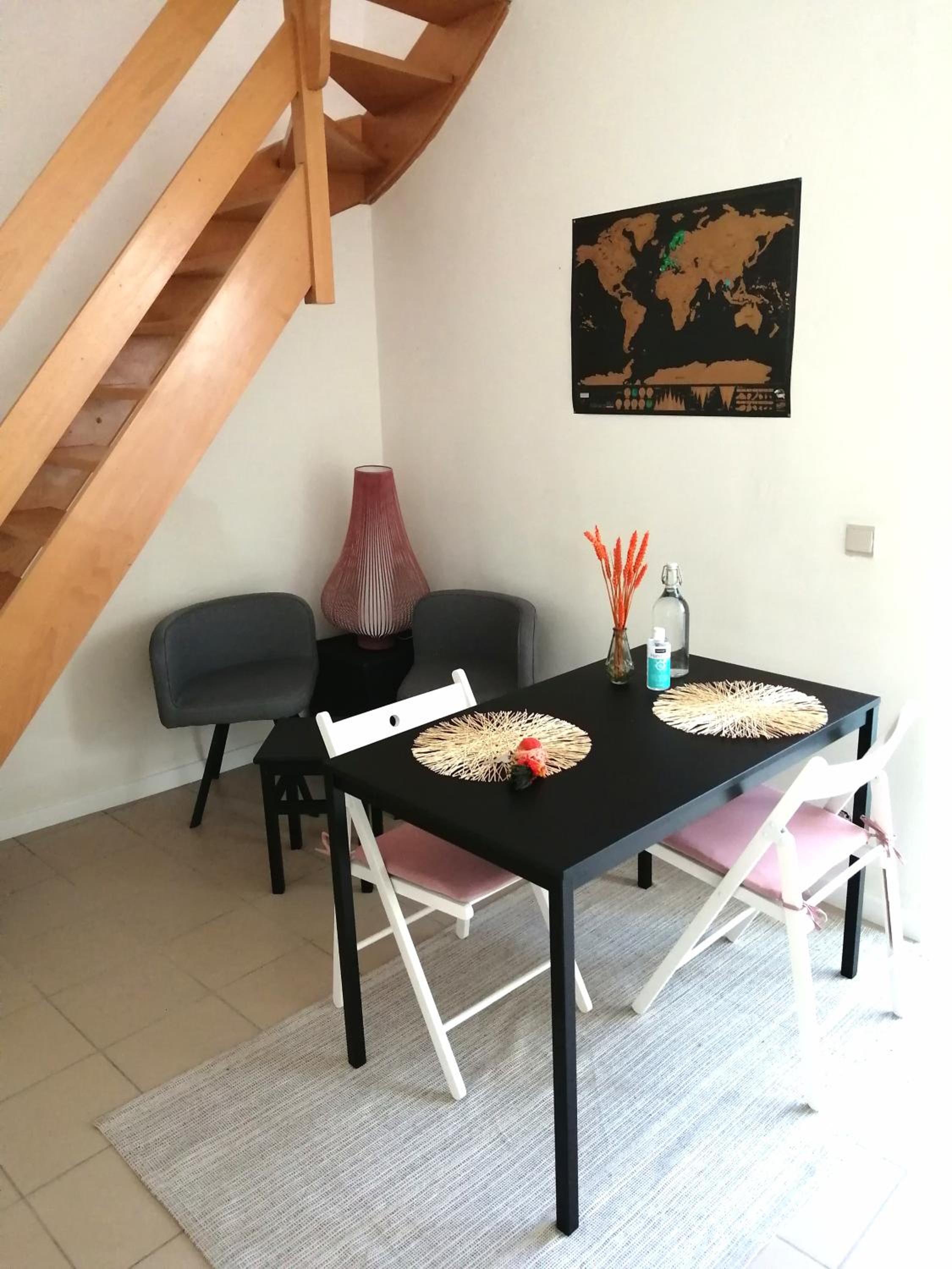 Studio with terrace in 17th century house view 2