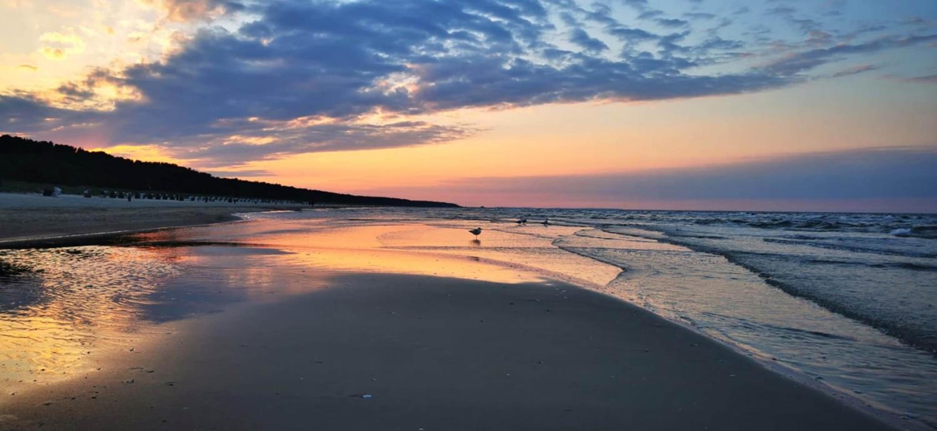 Ferienwohnung Wellenreiter 200 m zum Strand Fewo strandnah mit Balkon Parkplatz Wlan view 2
