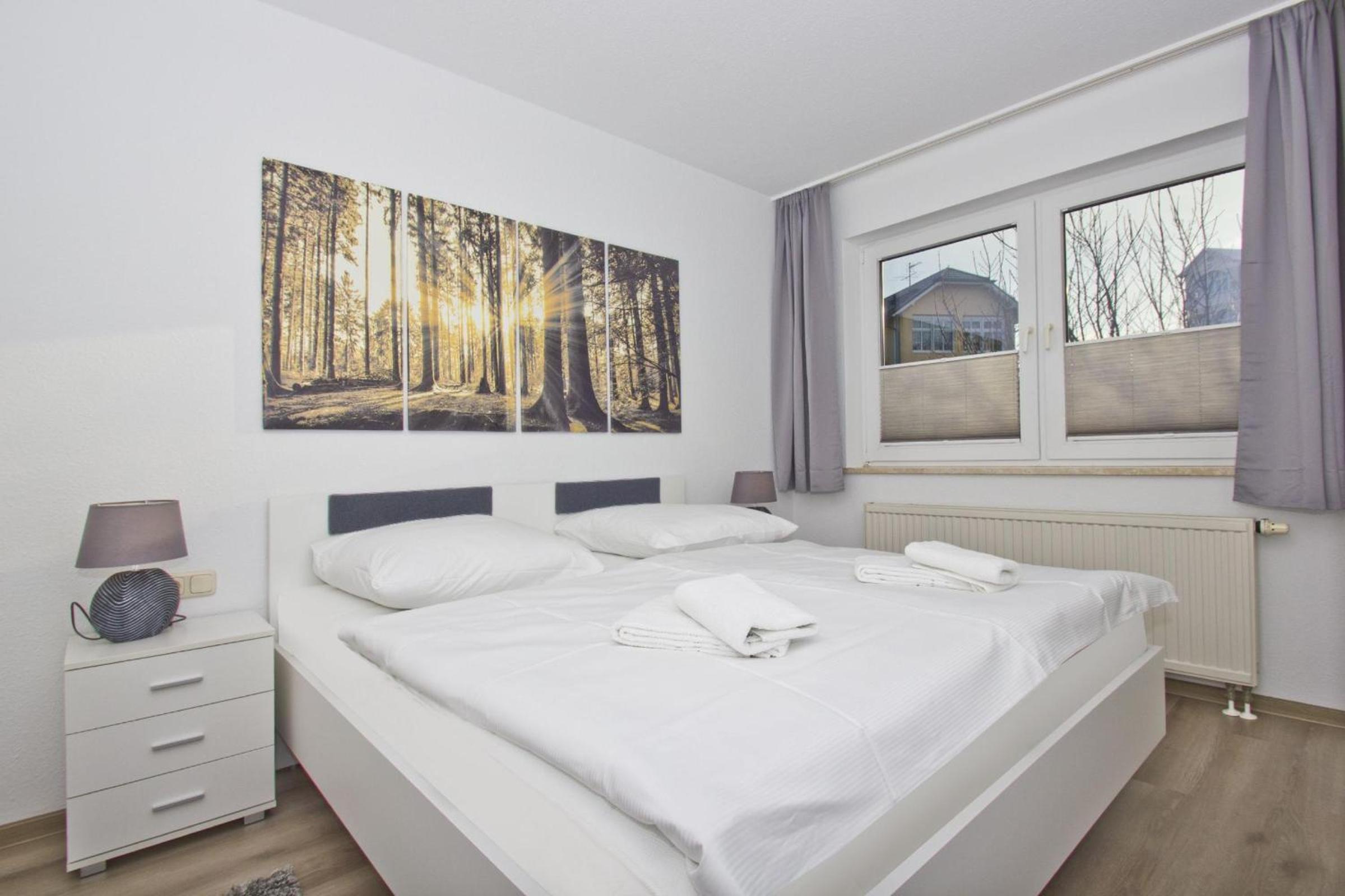toller Meerblick vom Balkon, gratis Nutzung vom AHOI Erlebnisbad und Sauna in Sellin - Haus Nordstrand FeWo16