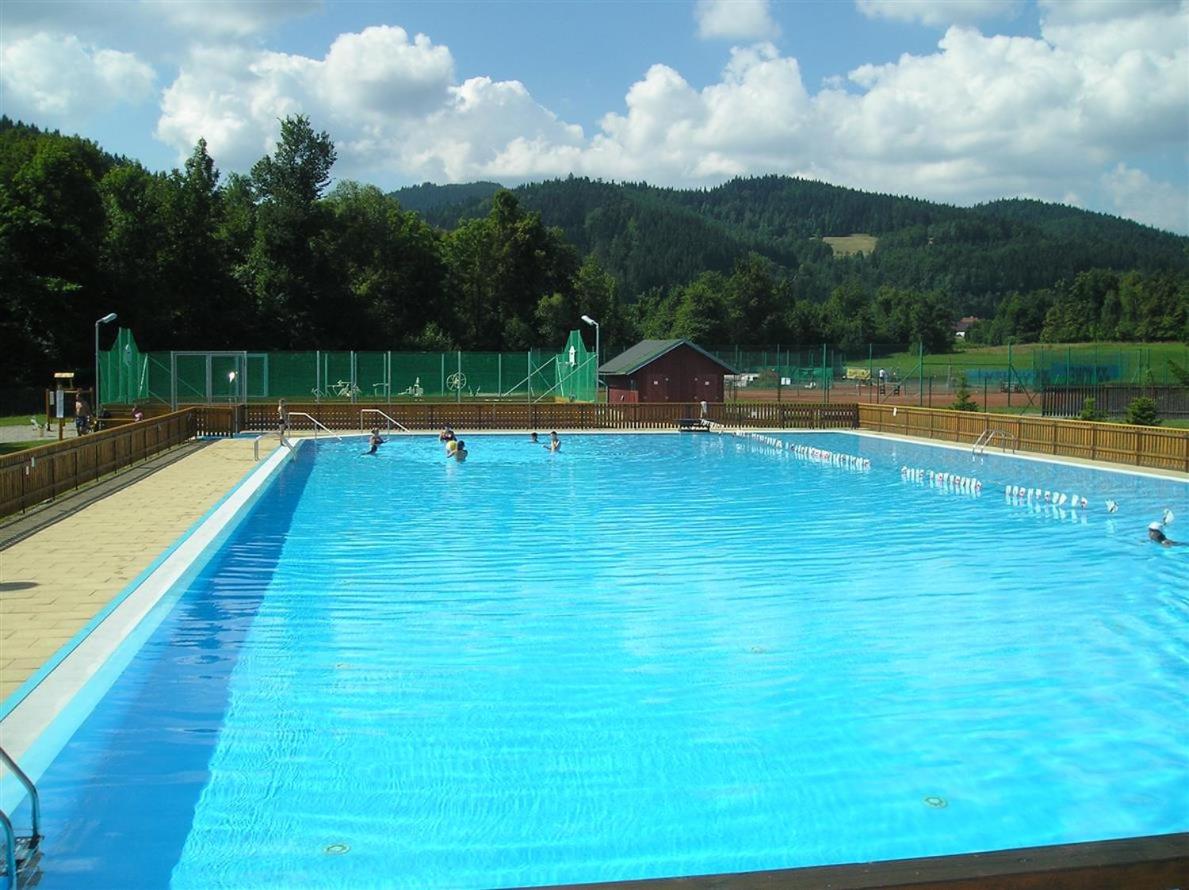 Chata na Poskle u lesa s výhledem