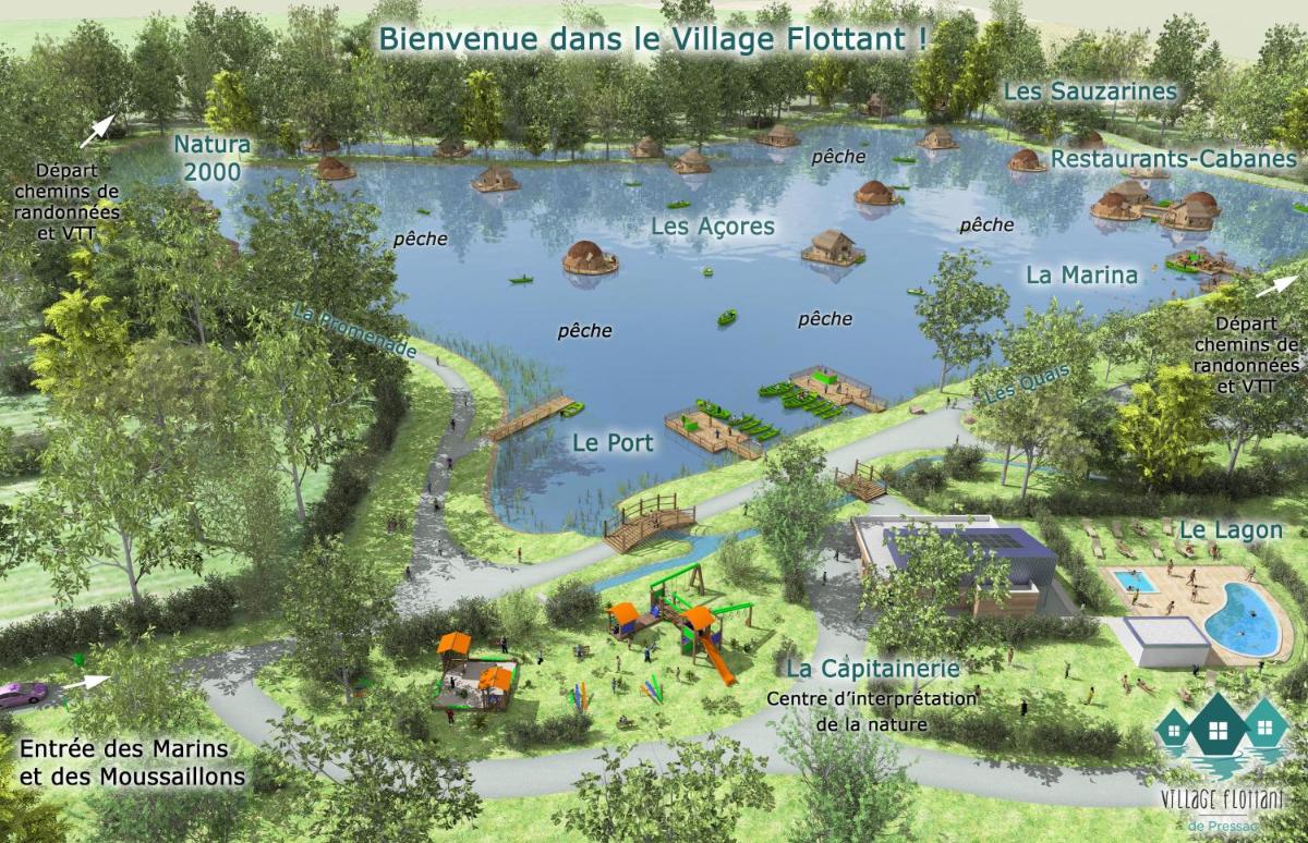 Village Flottant de Pressac