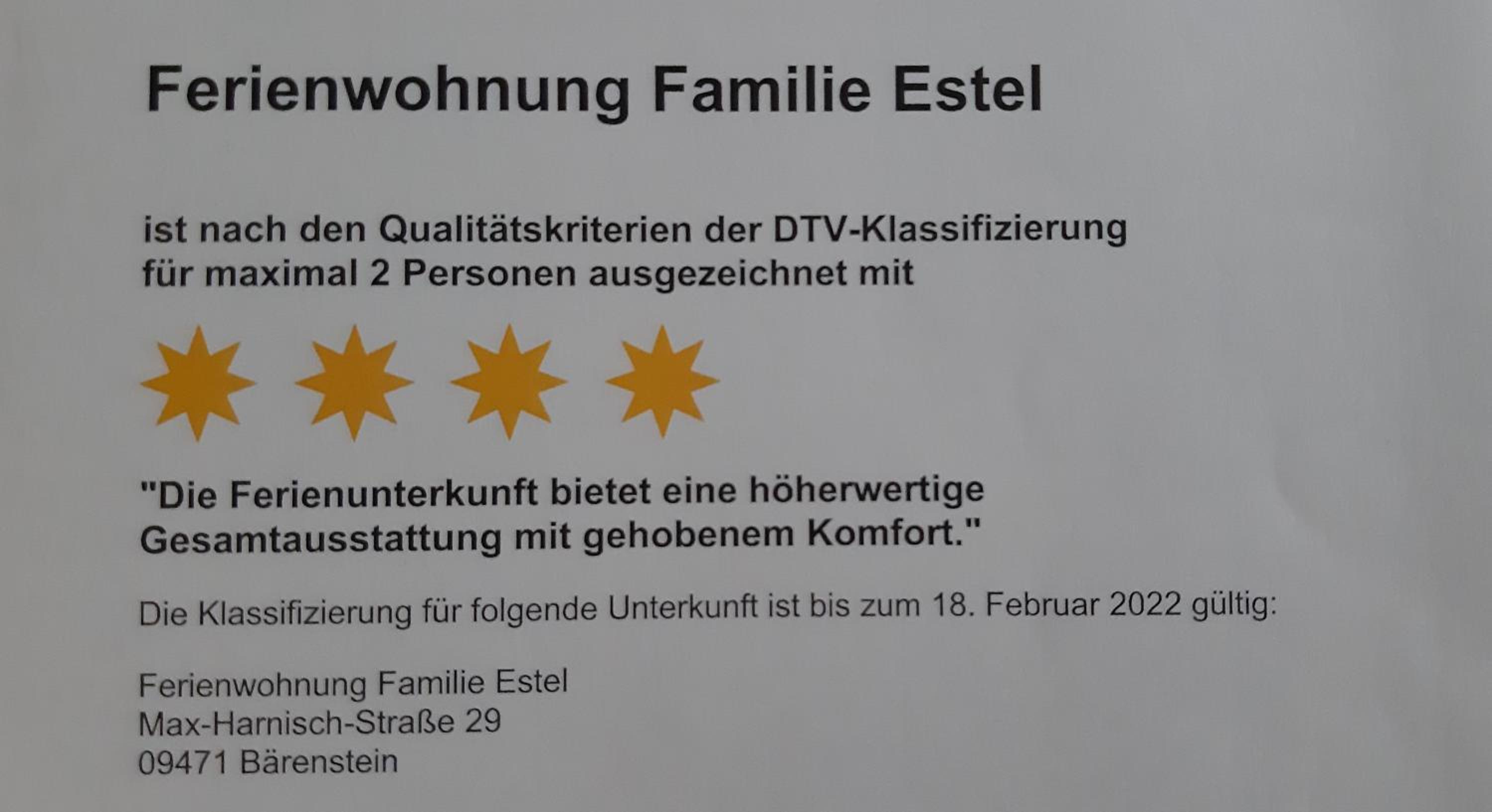 Ferienwohnung Estel