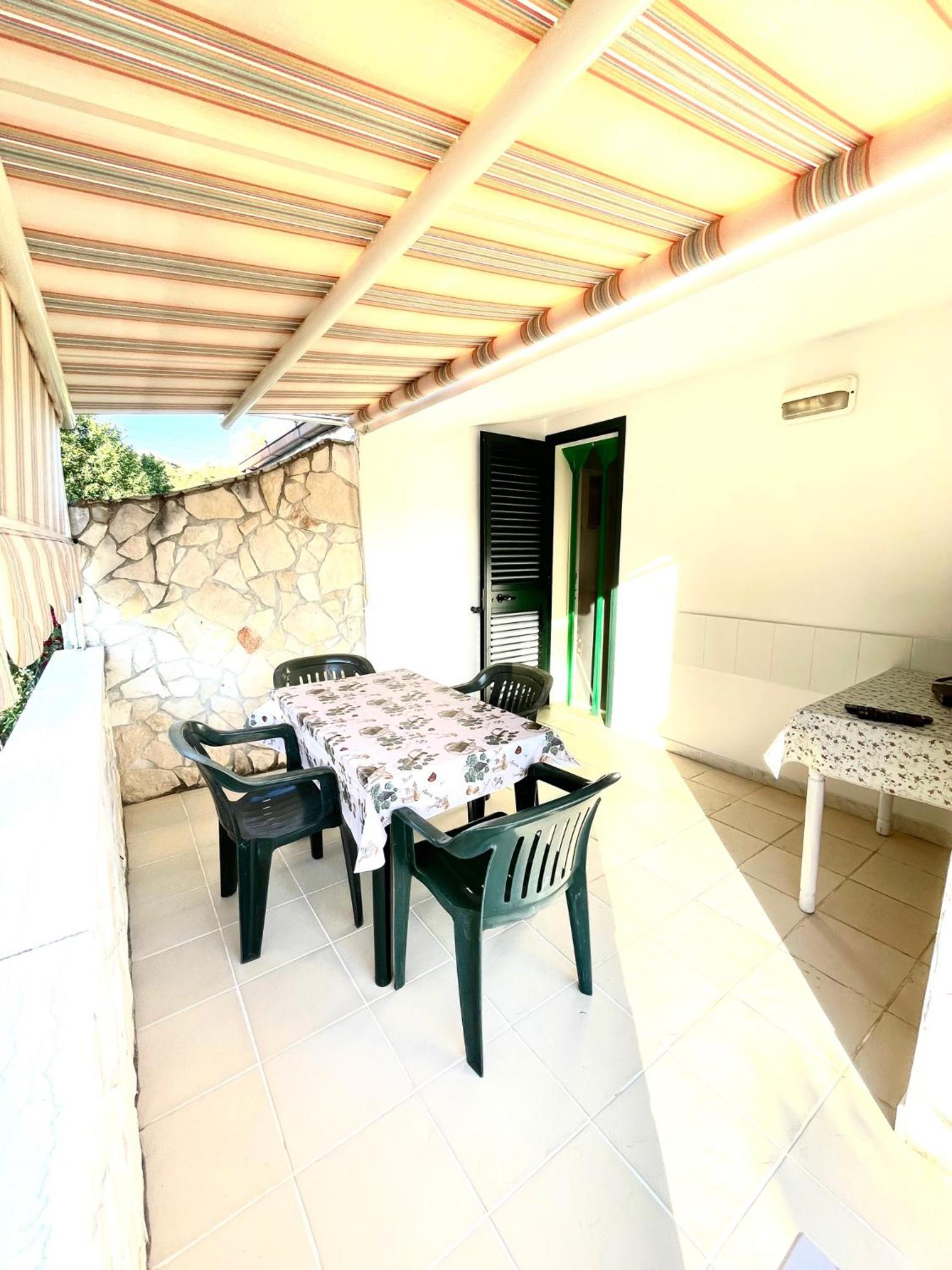 outdoor BBQ area
