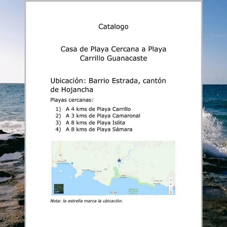 Casa Hidalgo cerca de playa Carrillo