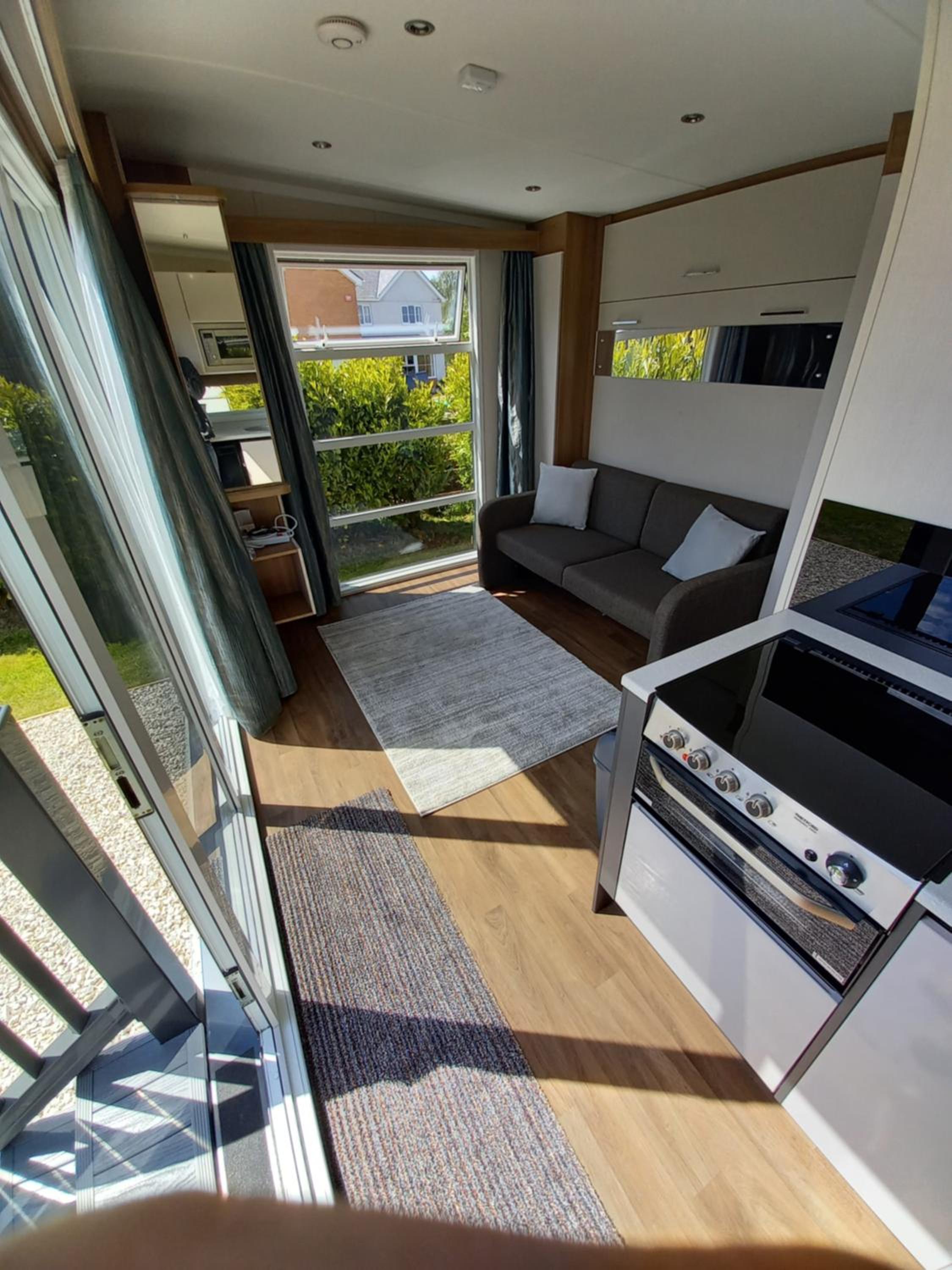 Pods at Mornest Caravan Park, Anglesey view 5