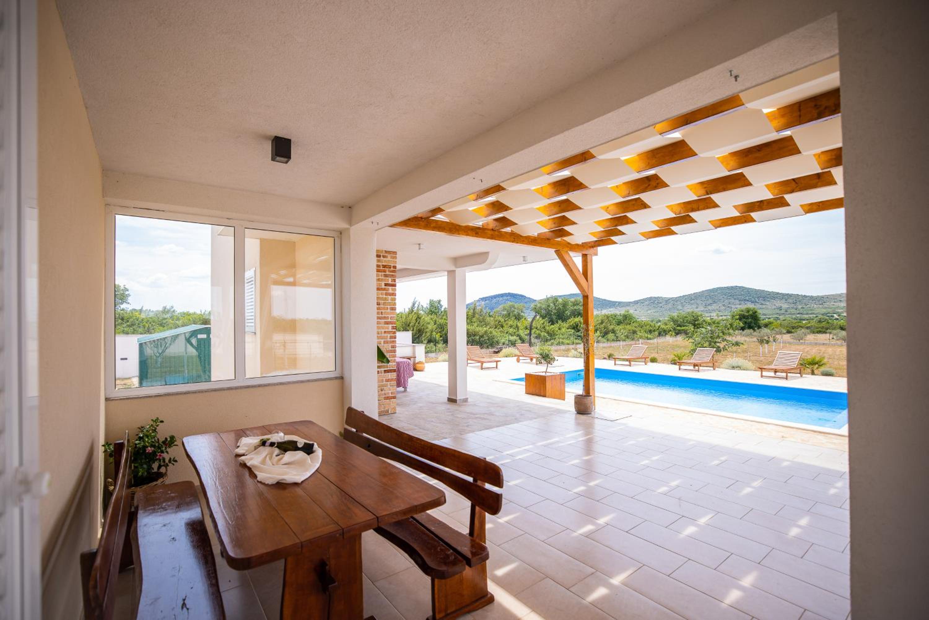 Villa Iva with heated pool view 3