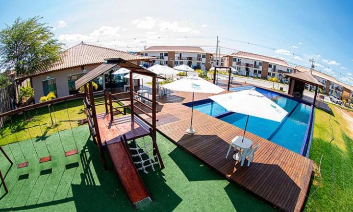 Apartamento Beira Rio no Condomínio Brisas do Lago