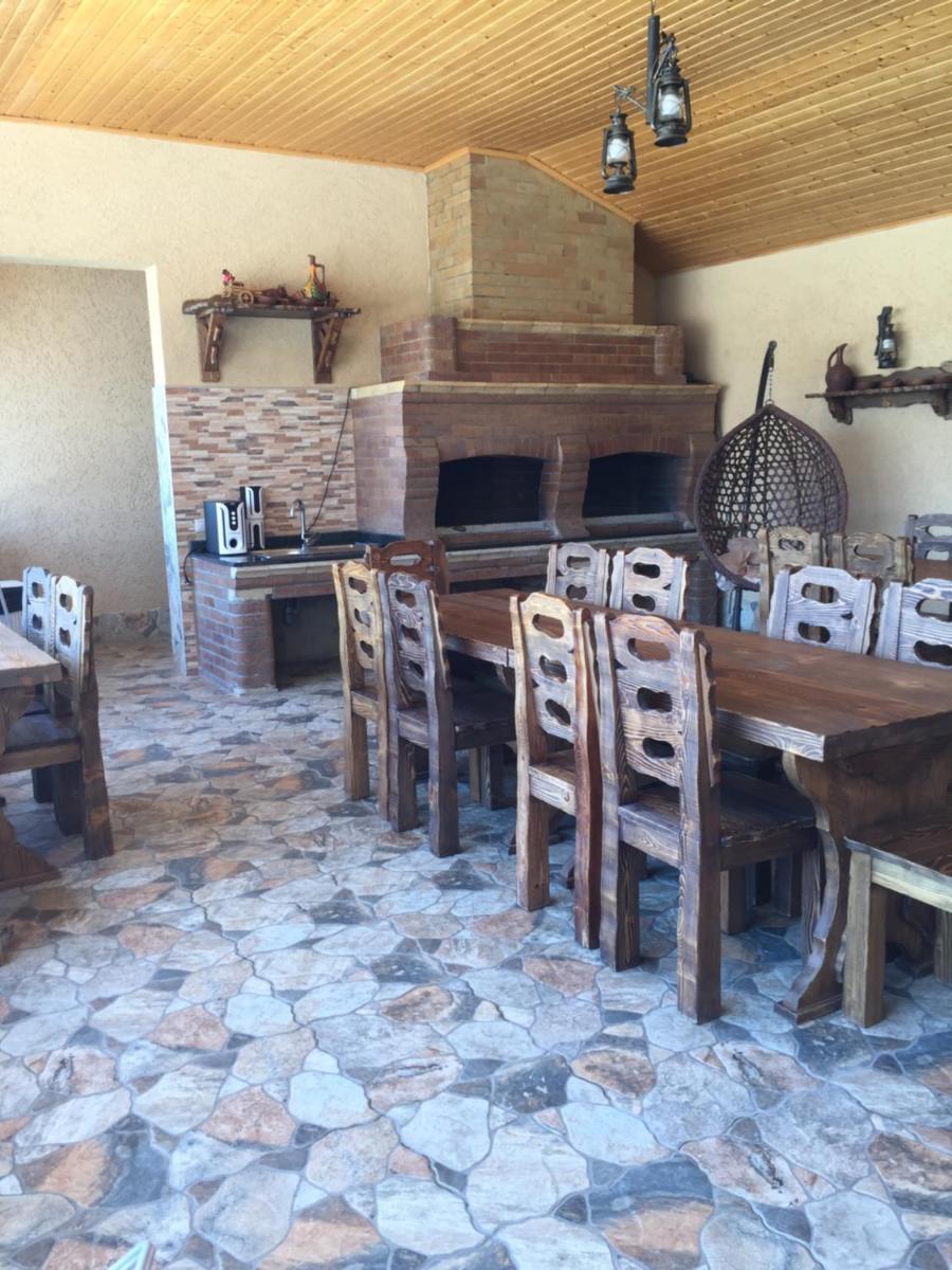 outdoor BBQ area