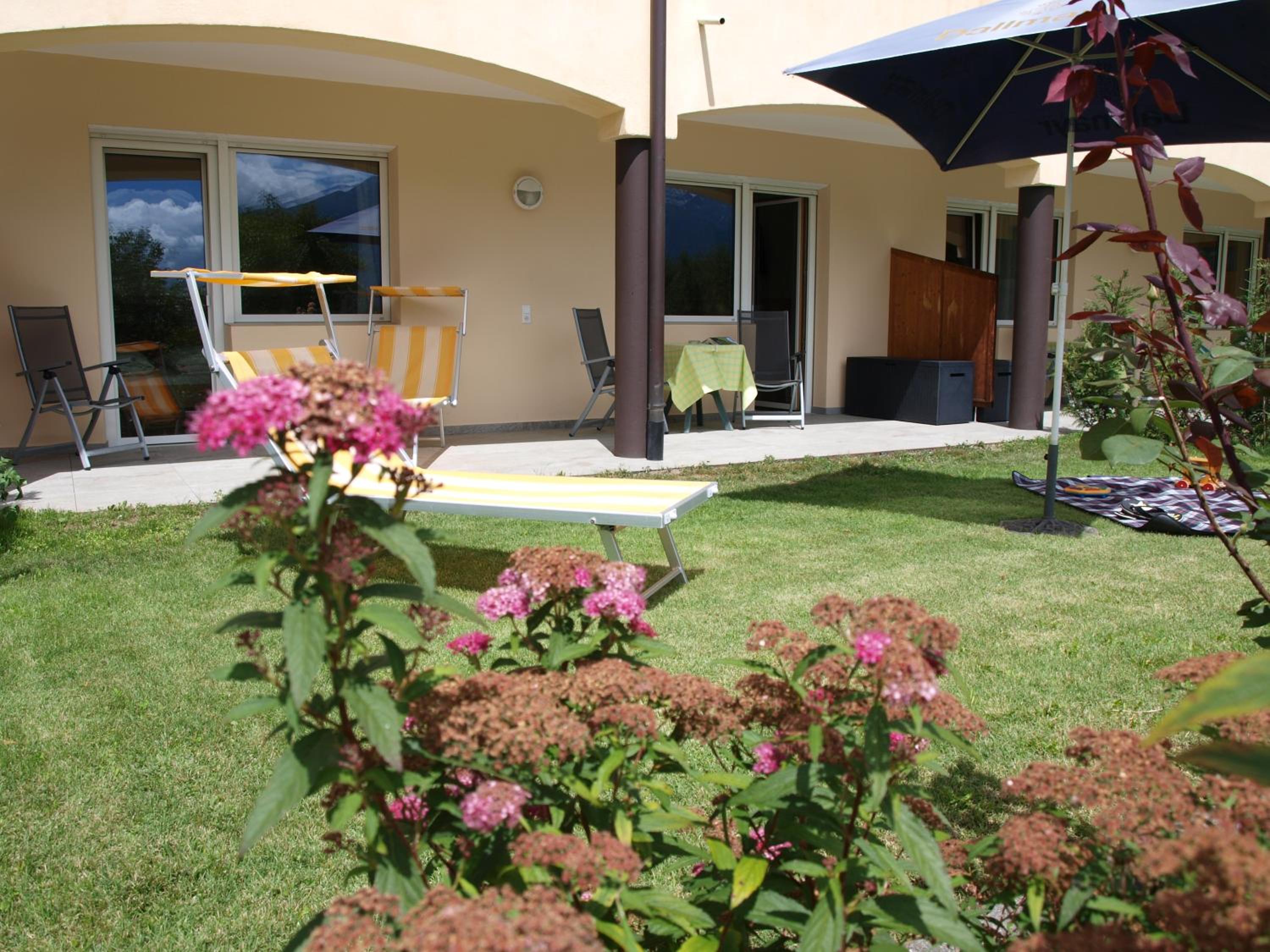 outdoor BBQ area